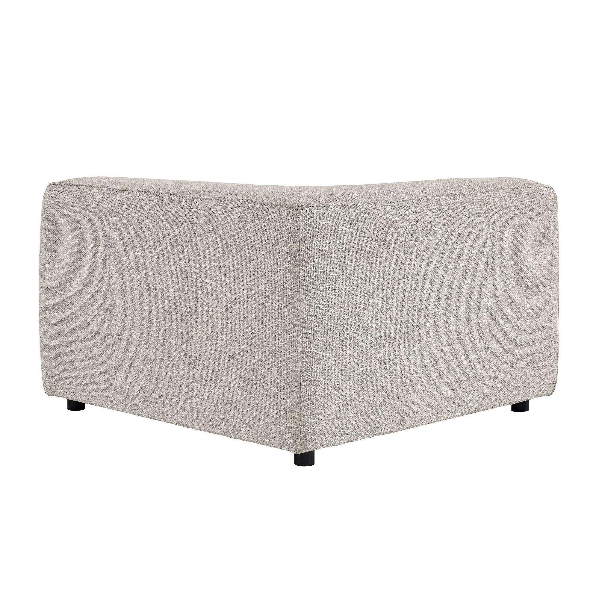 Auren Lattice Bouclé Upholstered Modular Corner Chair