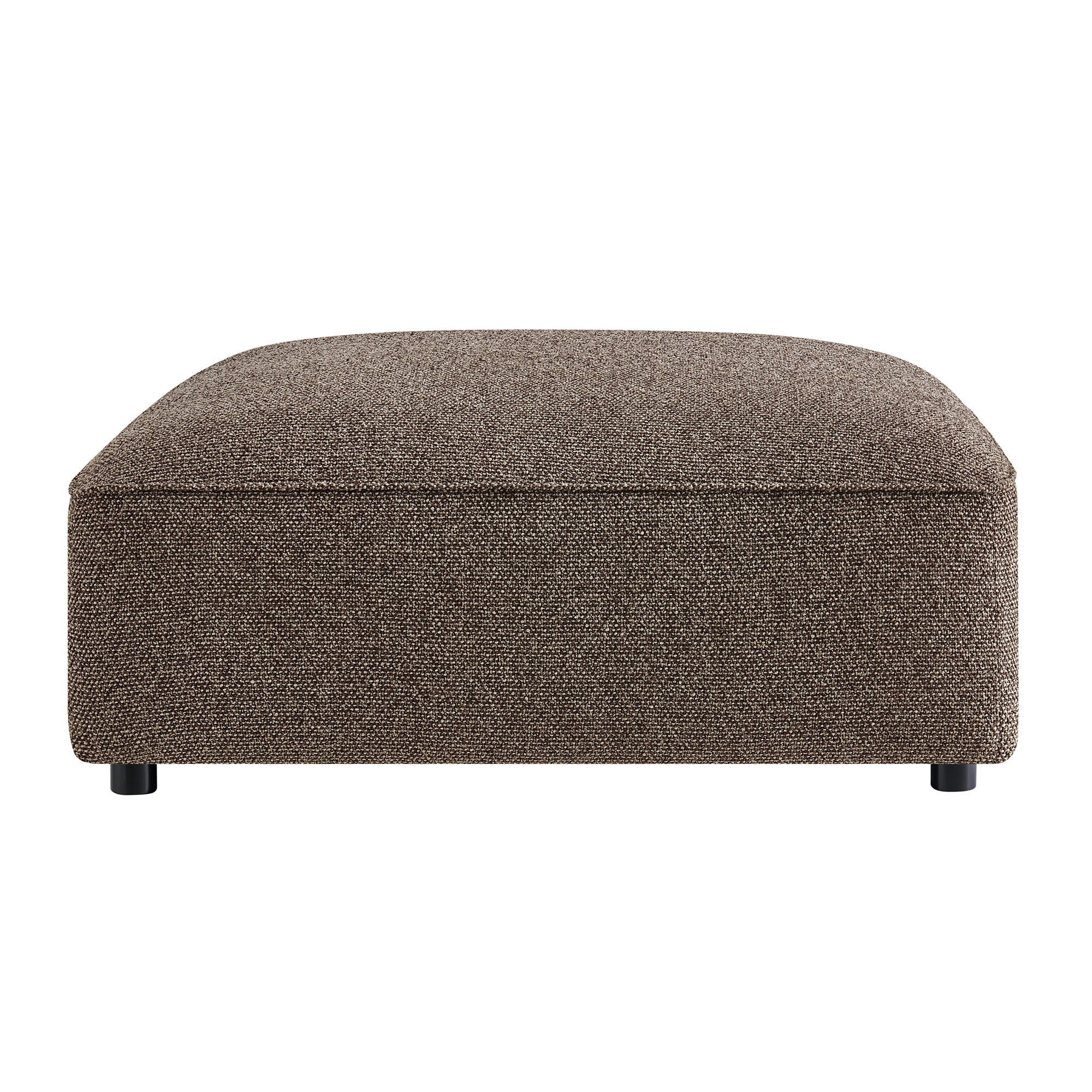 Auren Lattice Bouclé Upholstered Ottoman