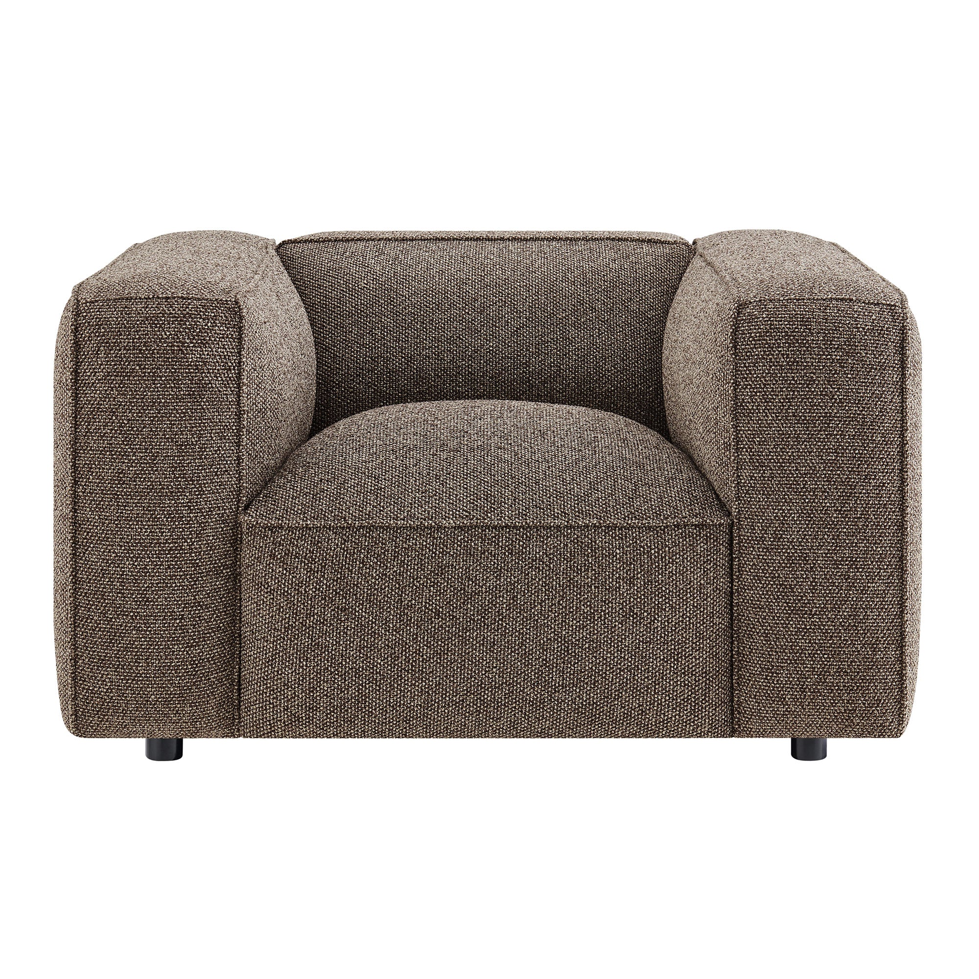 Auren Lattice Bouclé Upholstered Accent Chair