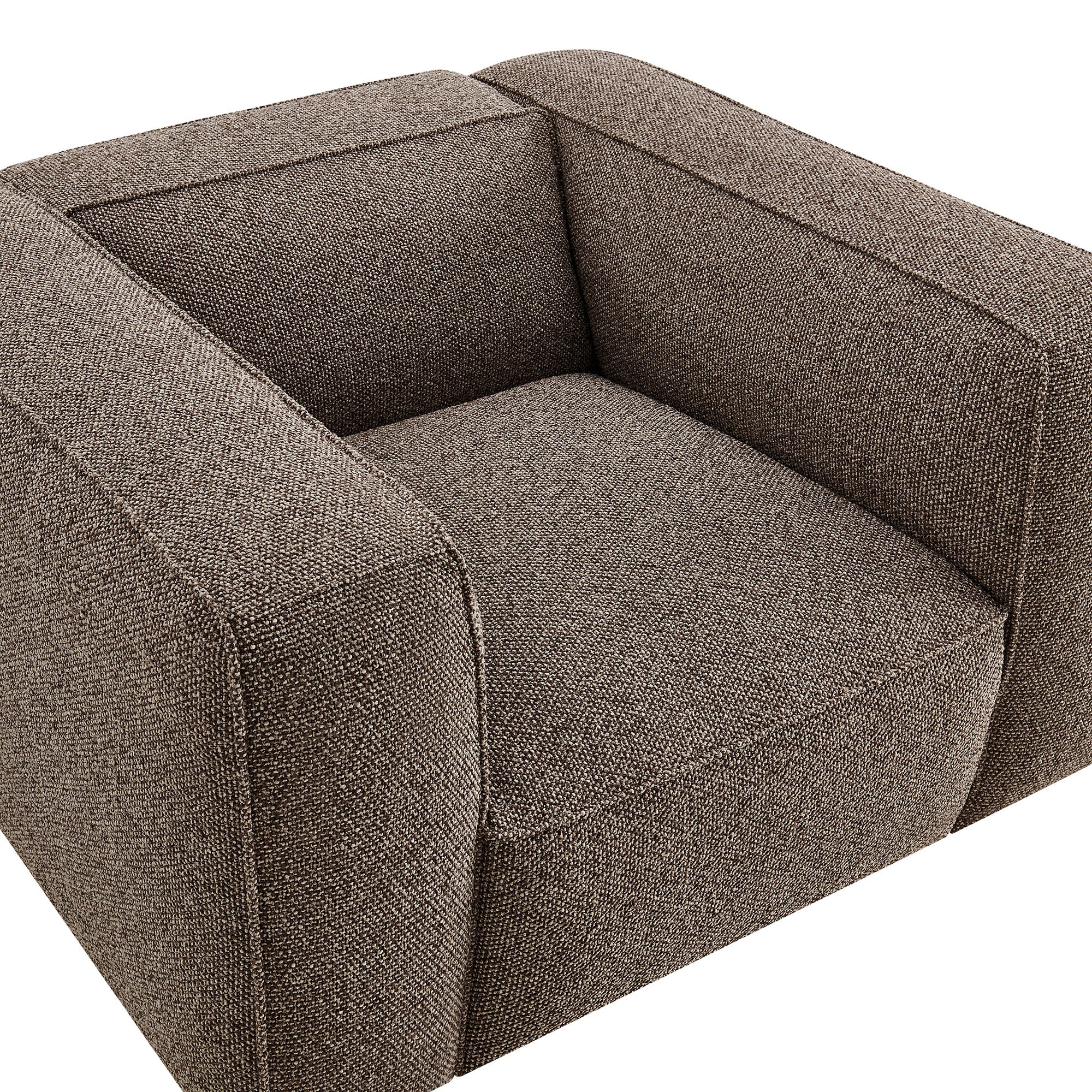 Auren Lattice Bouclé Upholstered Accent Chair