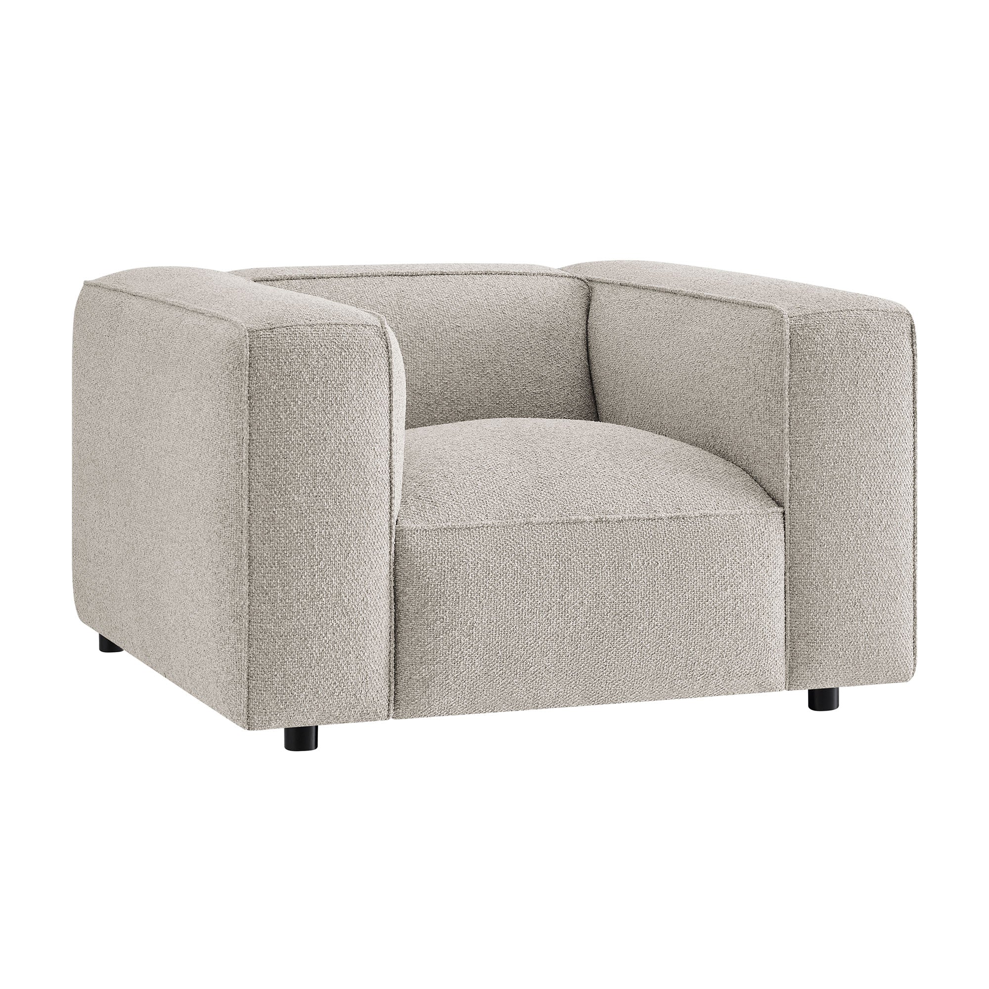 Auren Lattice Bouclé Upholstered Accent Chair
