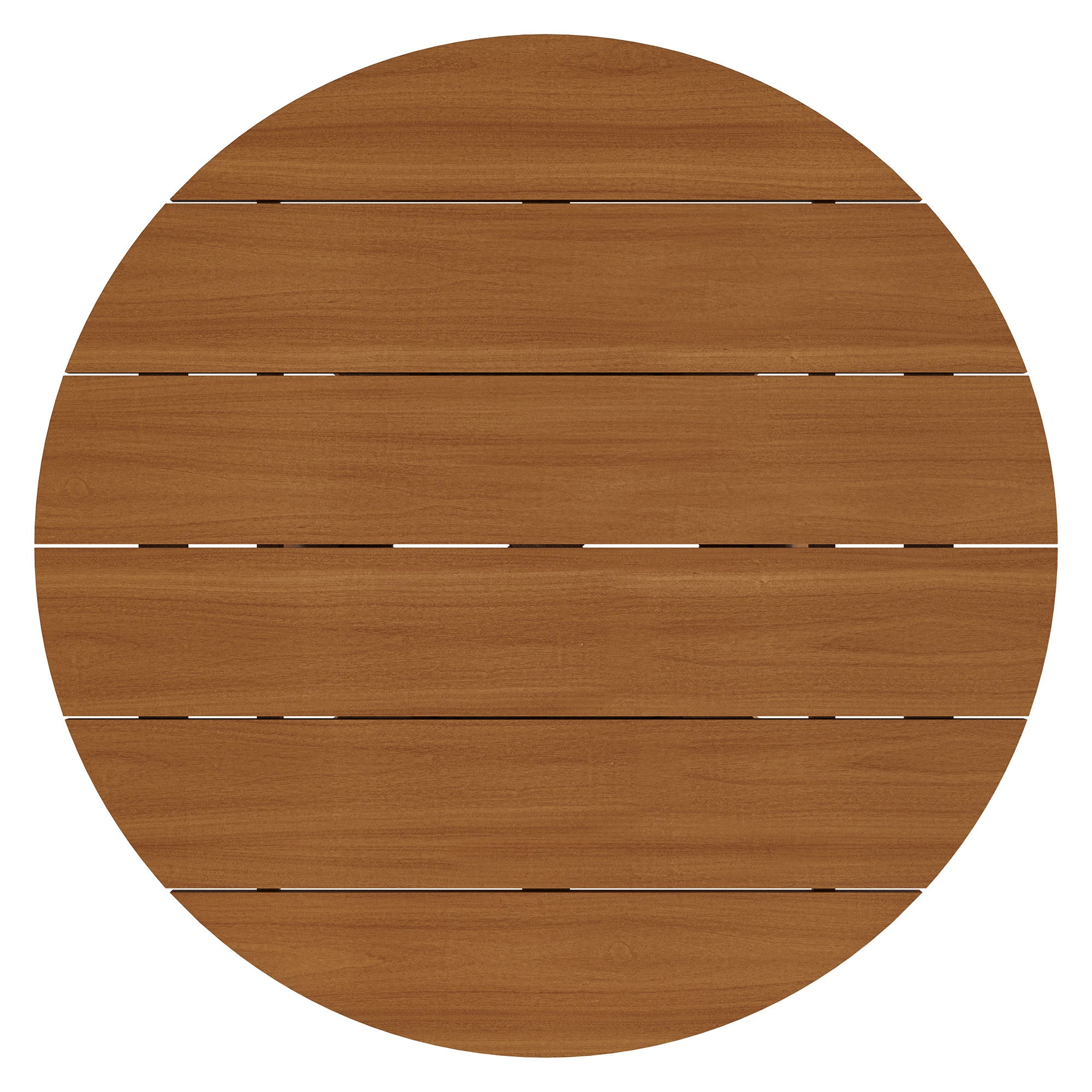 Lane 39 Inch Round Outdoor Patio Teak Wood Coffee Table