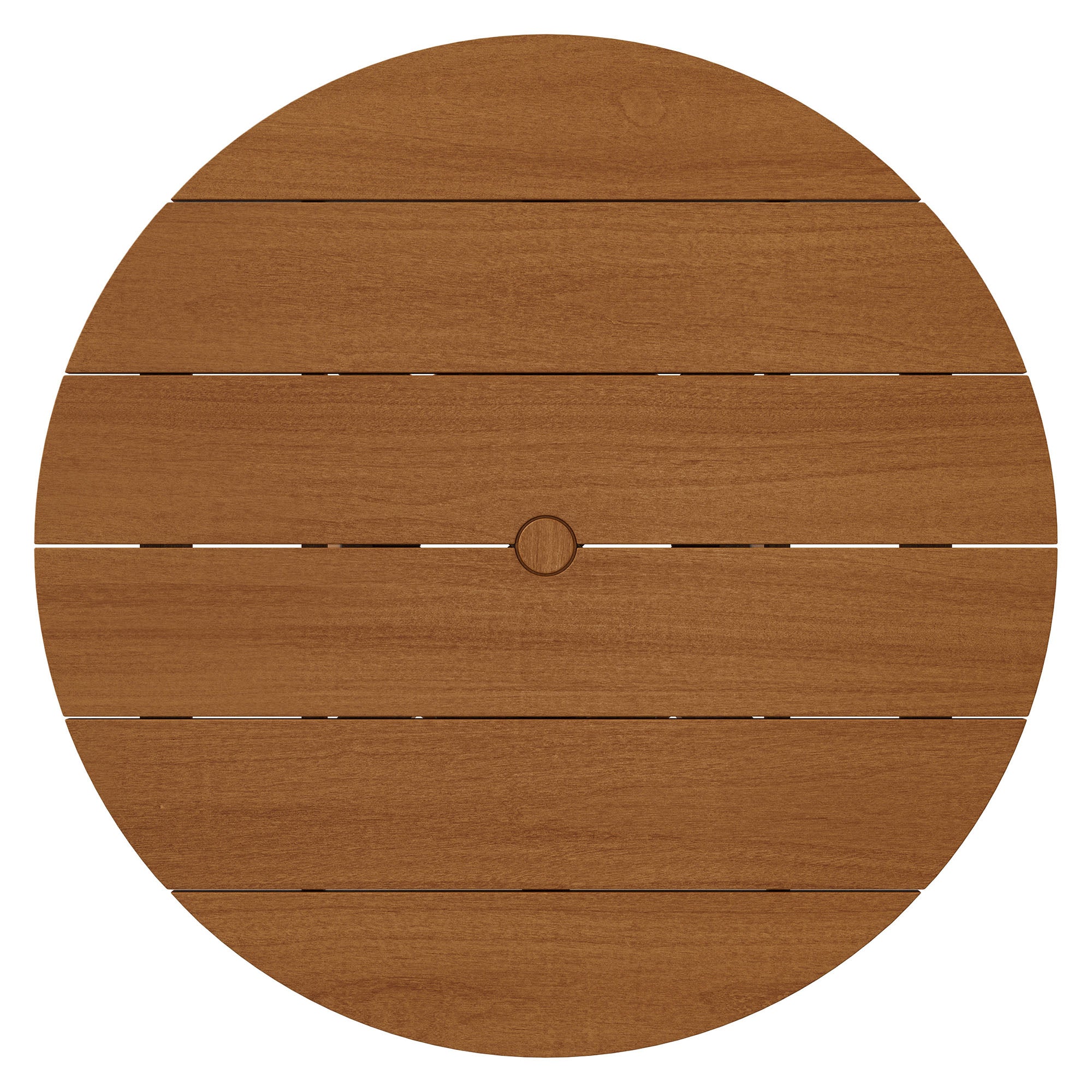 Lane 39 Inch Round Outdoor Patio Teak Wood Dining Table