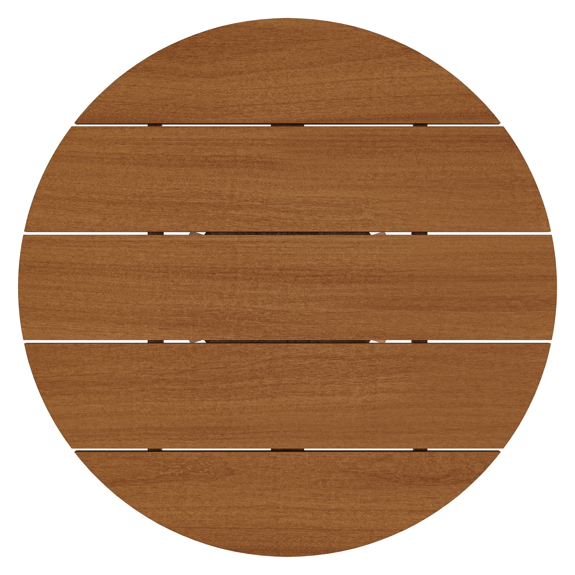 Lane 31 Inch Round Outdoor Patio Teak Wood Bar Table