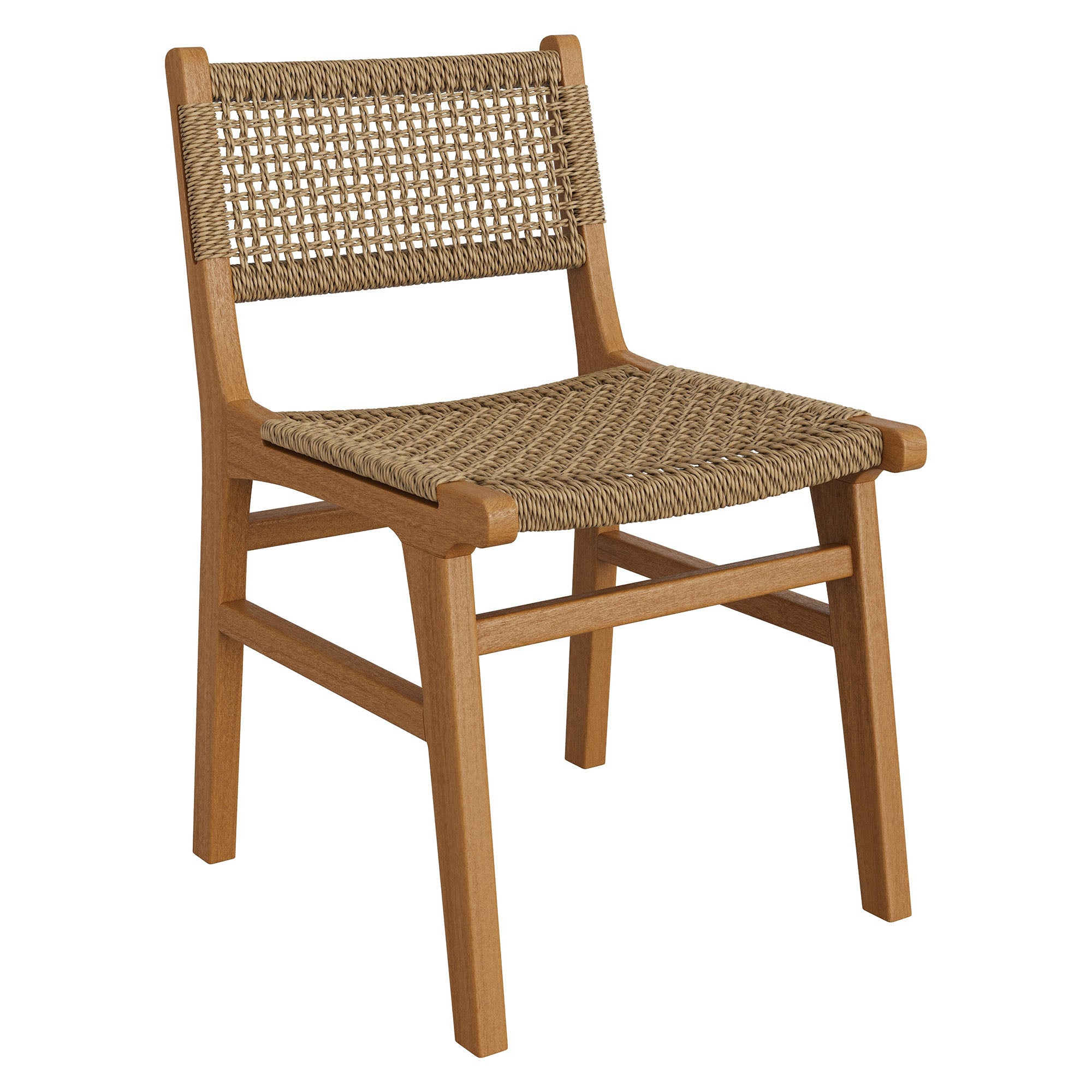 Rowe Outdoor Patio Teak Wood Dining Chair