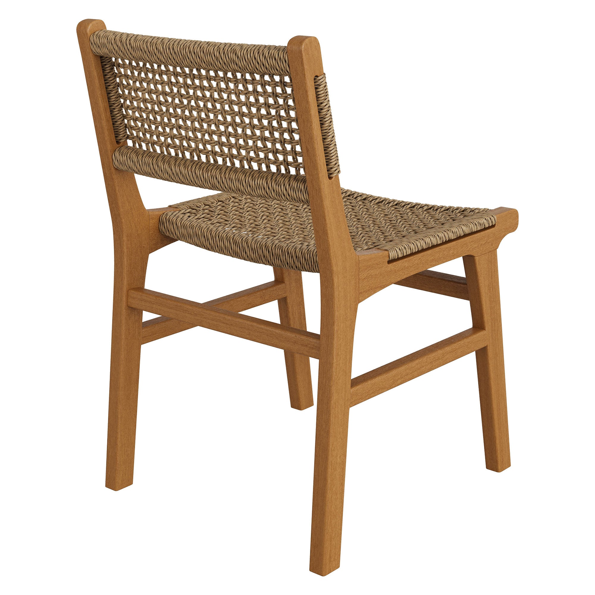 Rowe Outdoor Patio Teak Wood Dining Chair
