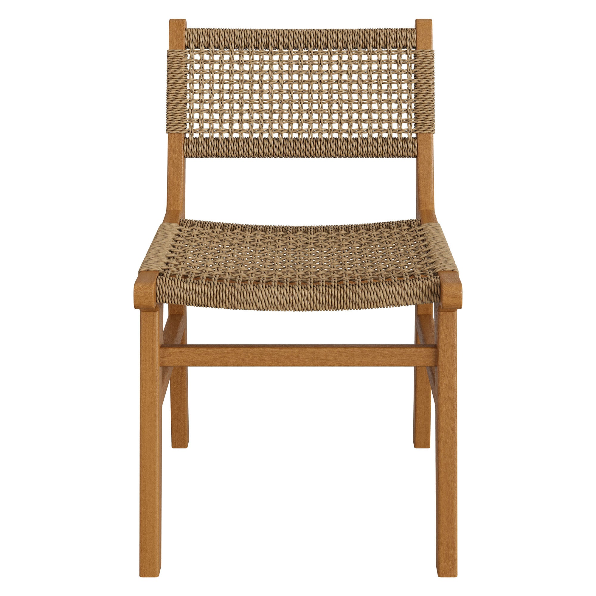 Rowe Outdoor Patio Teak Wood Dining Chair
