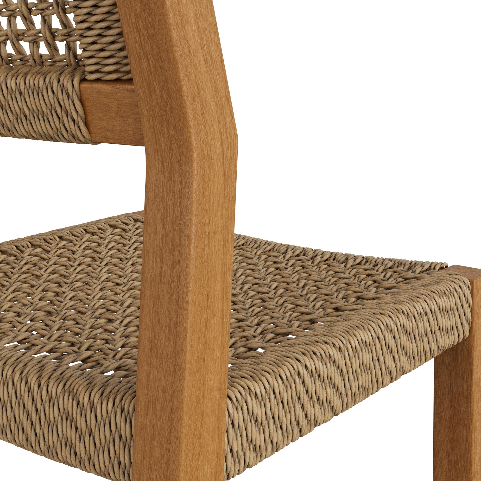 Reed 40 Inch Outdoor Patio Outdoor Teak Wood Counter Stool