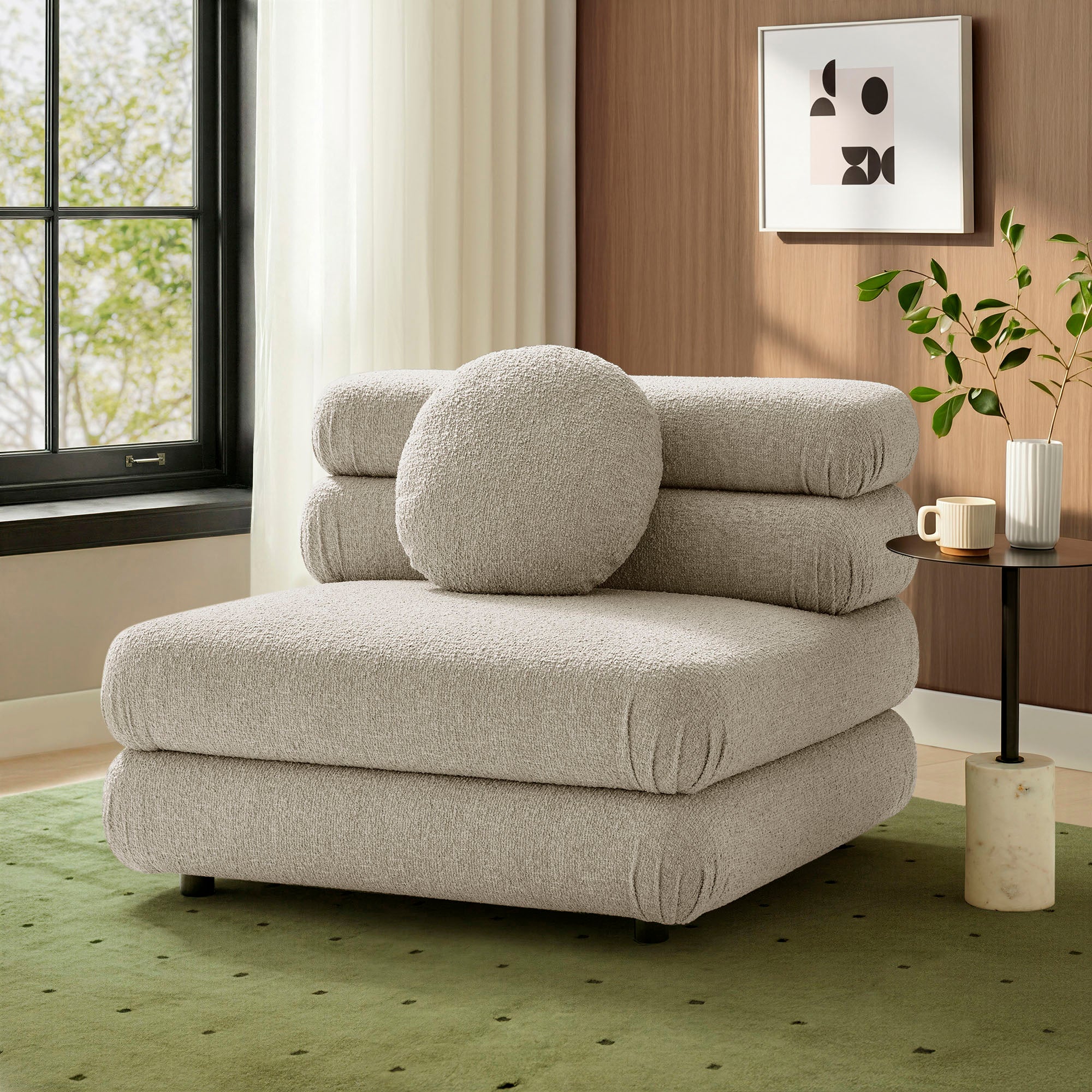 Jubilee Upholstered Modular Armless Chair