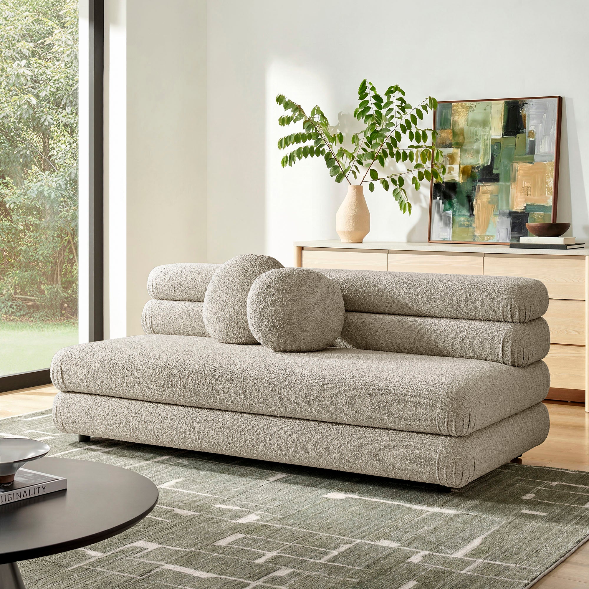 Jubilee Upholstered Modular Armless Loveseat