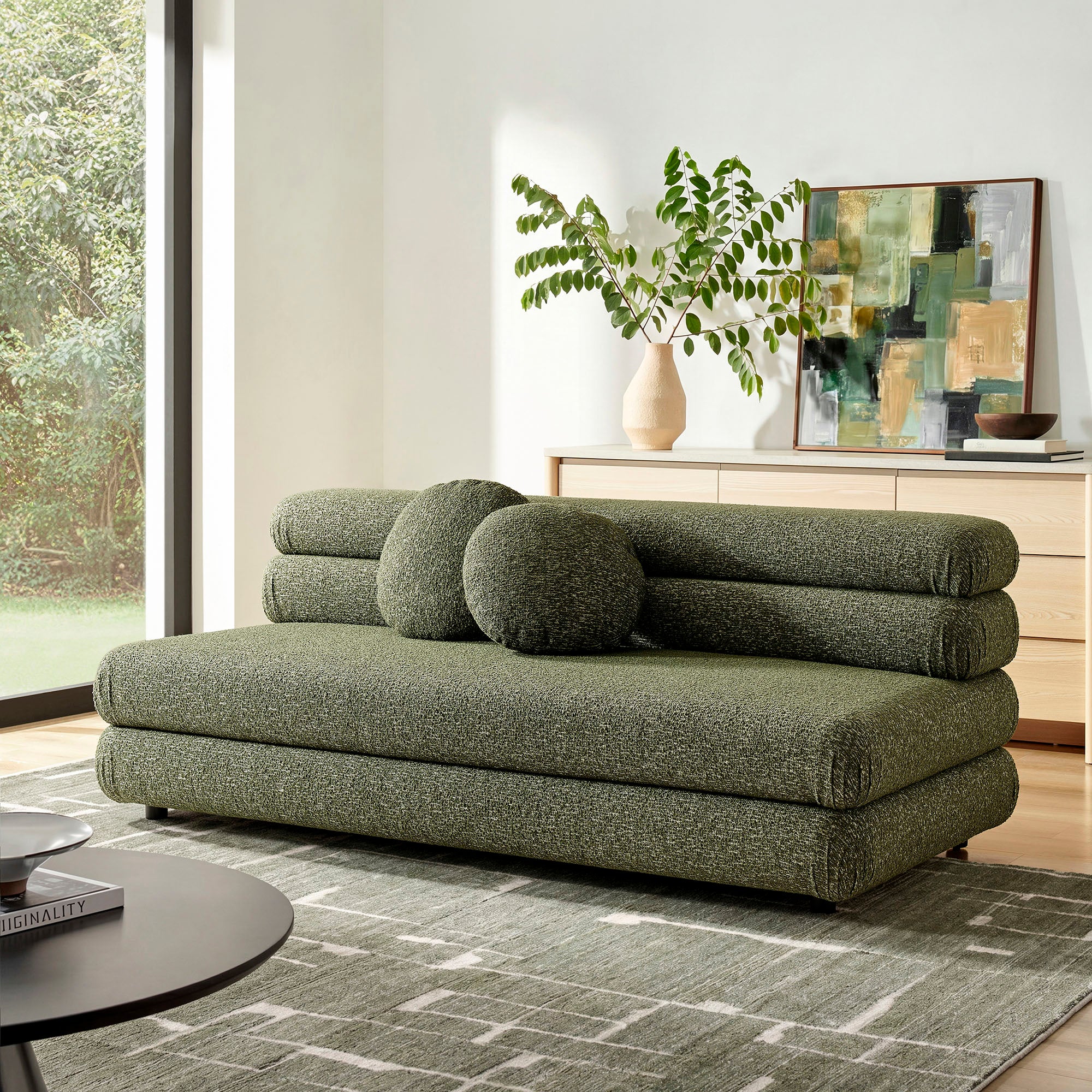 Jubilee Upholstered Modular Armless Loveseat