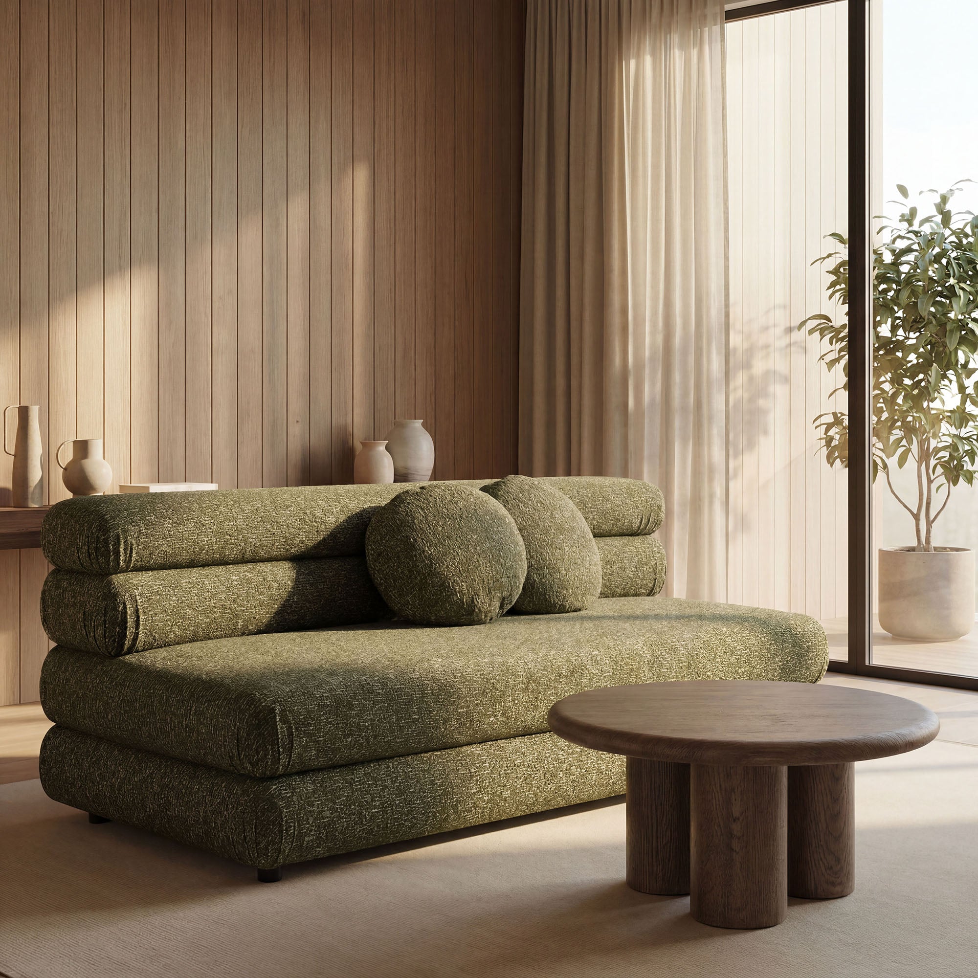 Jubilee Upholstered Modular Armless Loveseat