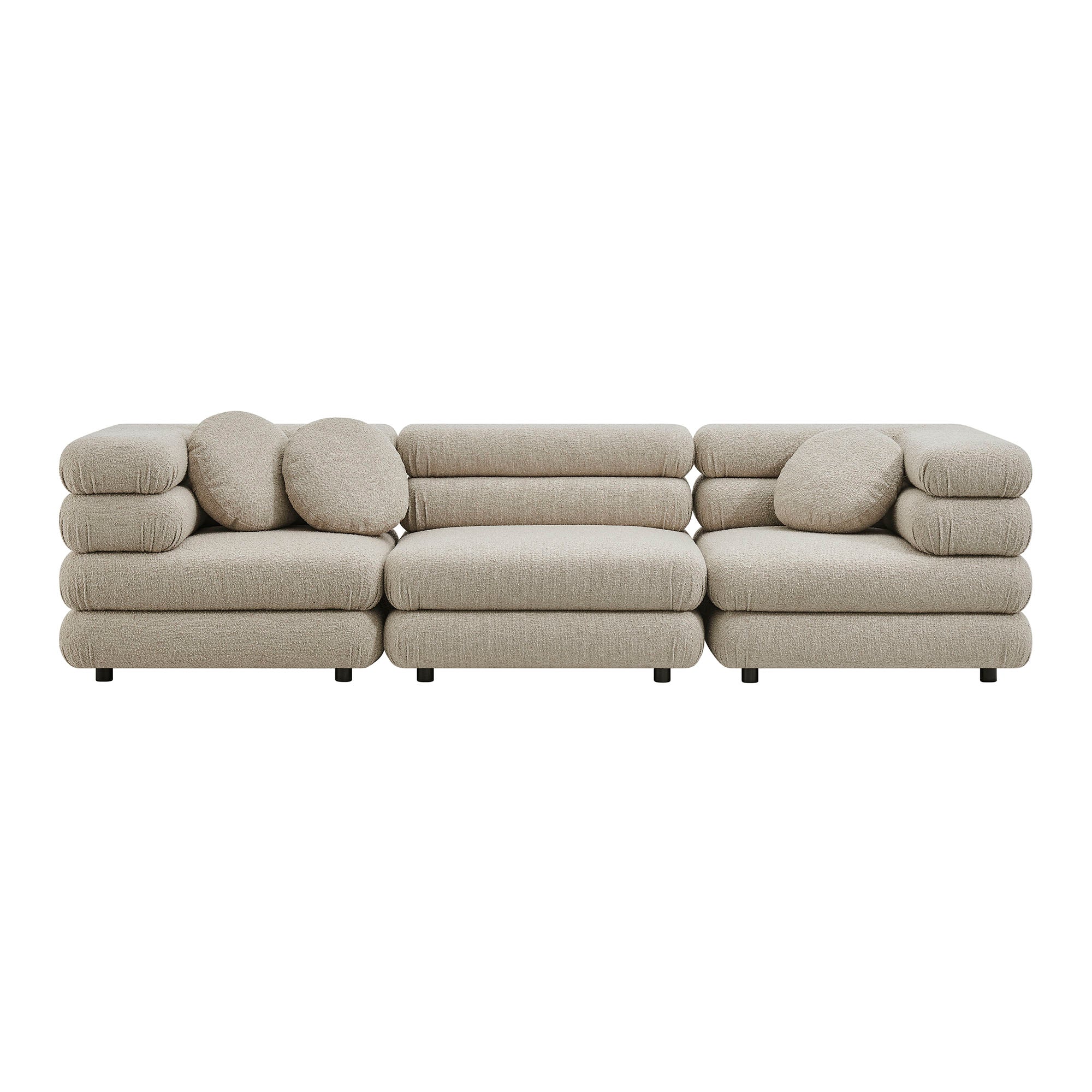 Jubilee 3-Piece Upholstered 3-Piece Modular Sofa Set