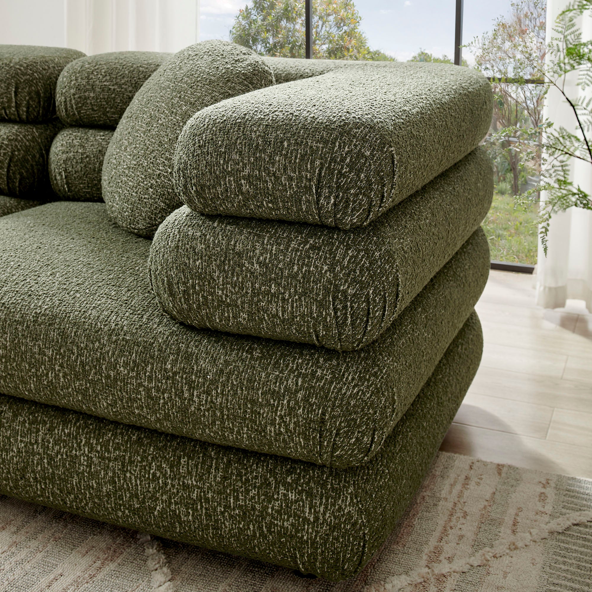 Jubilee 3-Piece Upholstered 3-Piece Modular Sofa Set