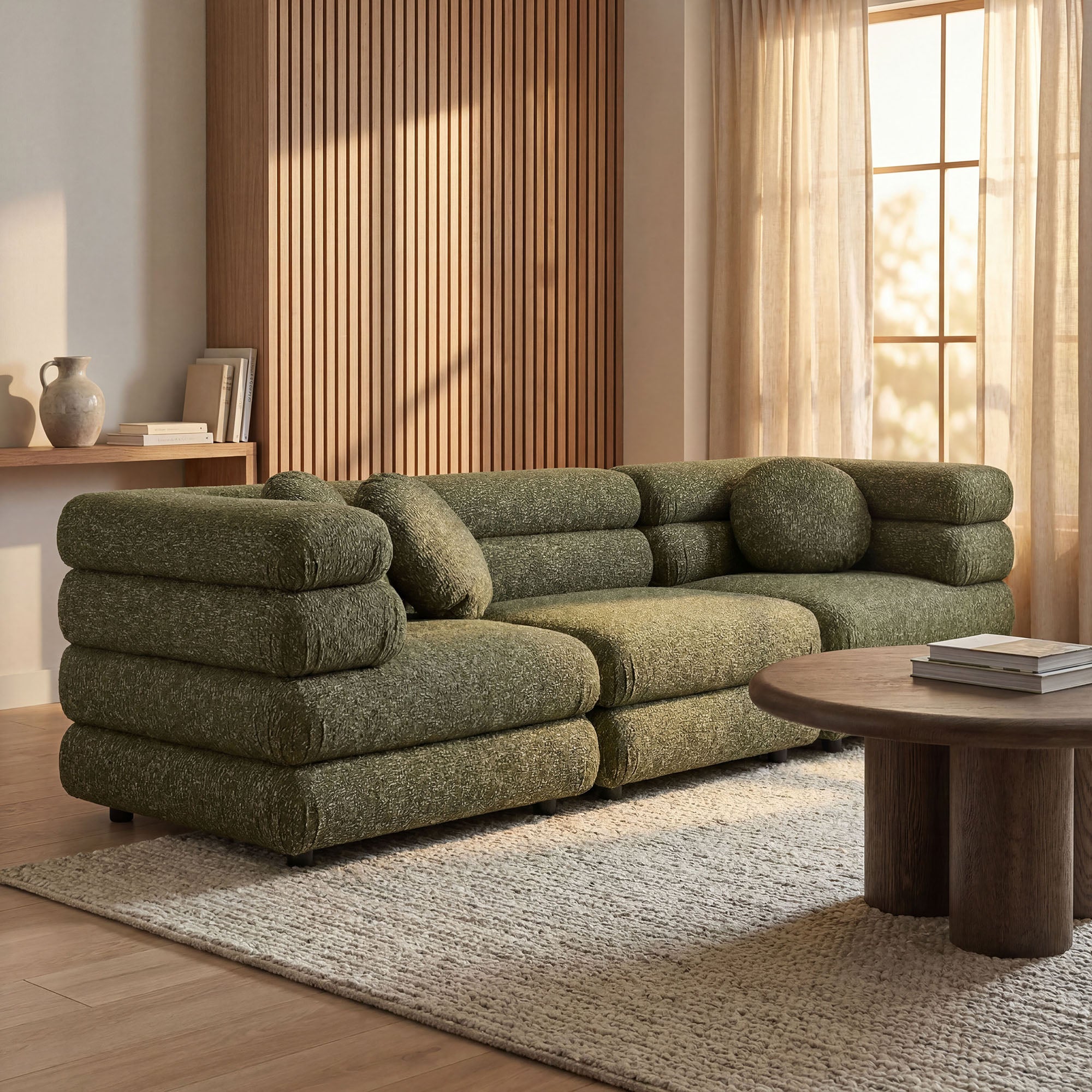 Jubilee 3-Piece Upholstered 3-Piece Modular Sofa Set