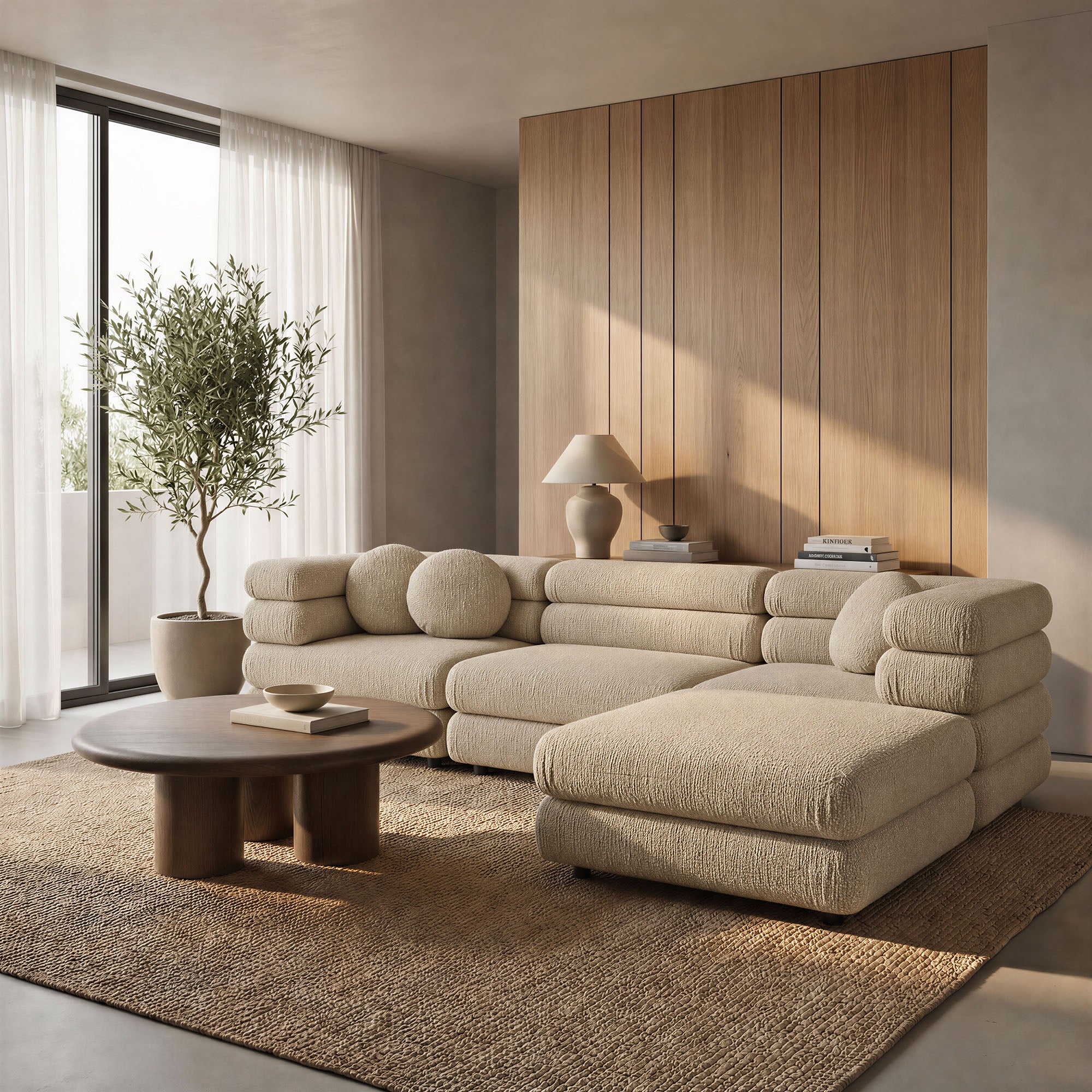 Jubilee 4-Piece Upholstered Modular Sofa Set