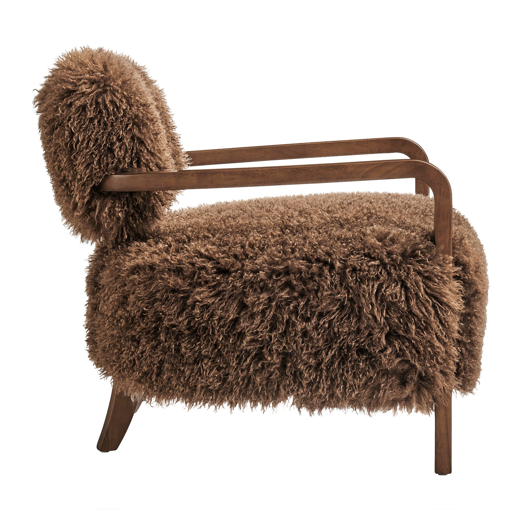Zinnia Faux Fur Accent Chair