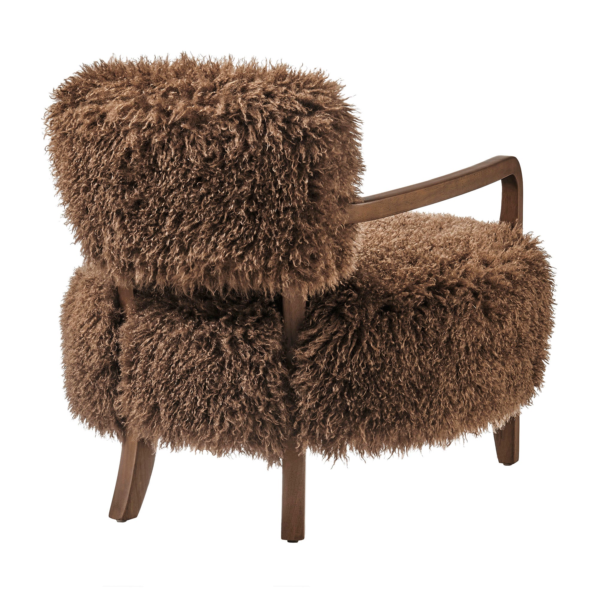 Zinnia Faux Fur Accent Chair