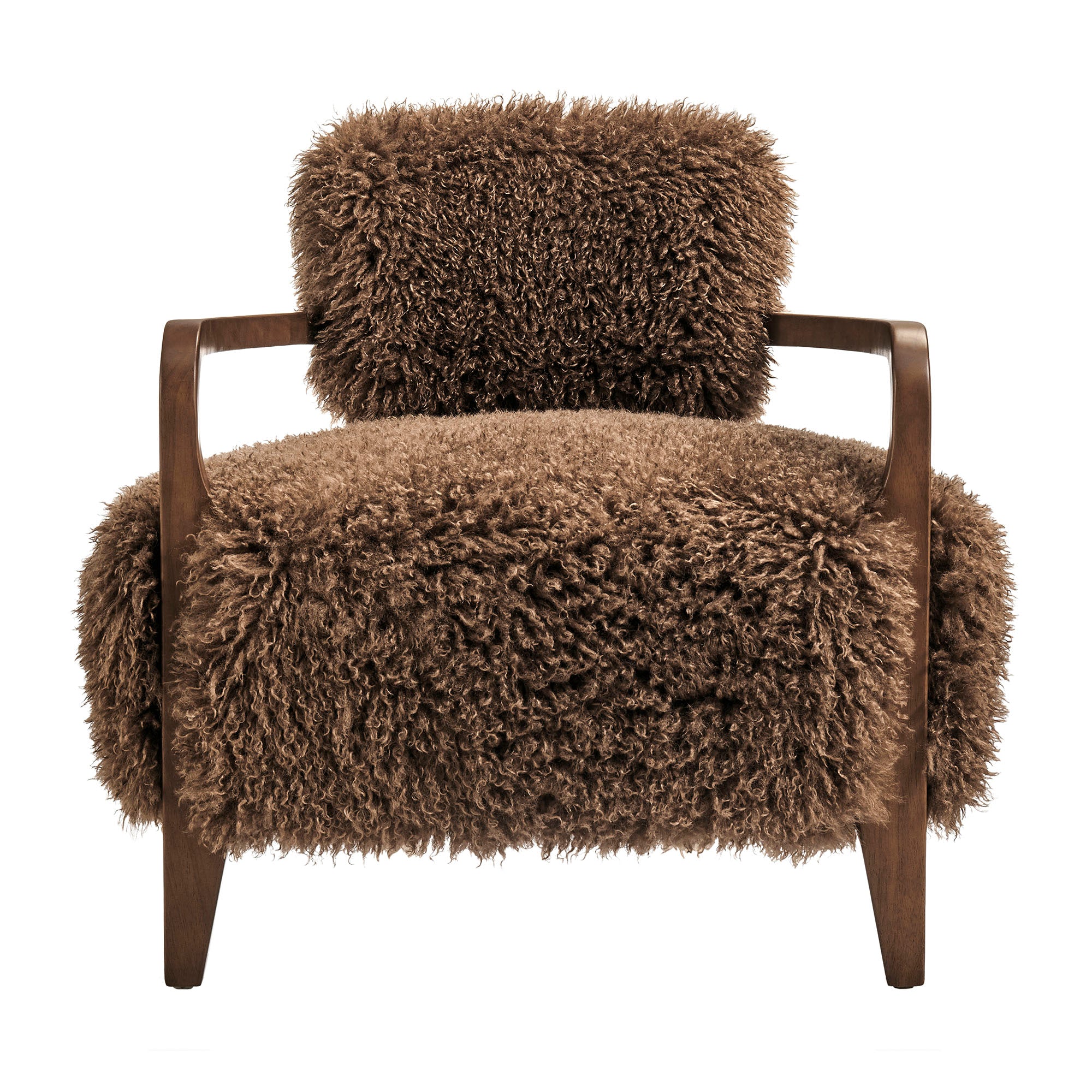 Zinnia Faux Fur Accent Chair