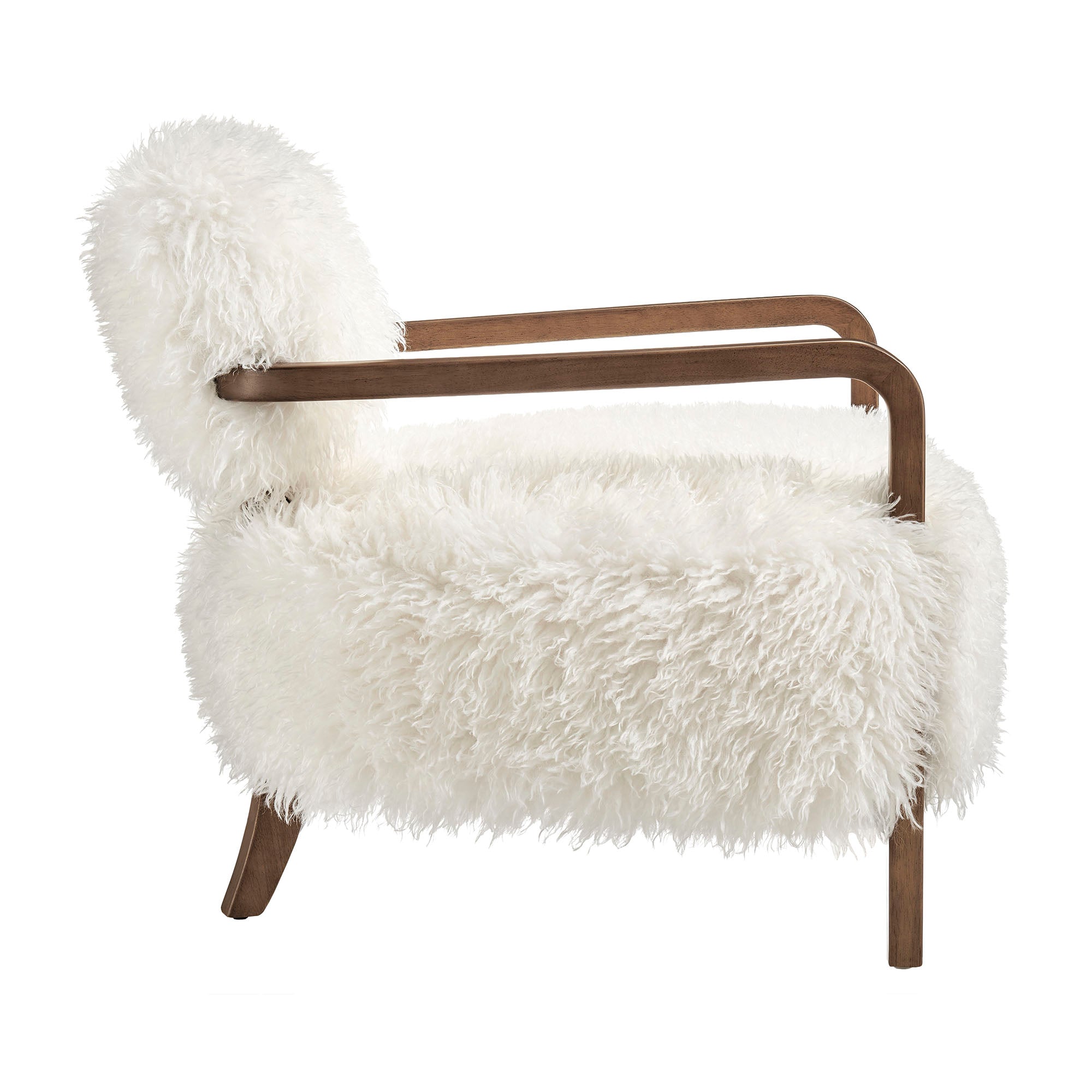 Zinnia Faux Fur Accent Chair