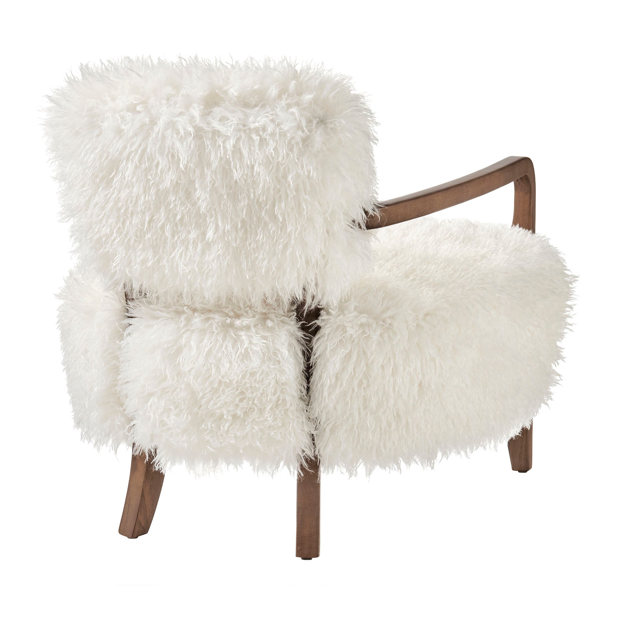 Zinnia Faux Fur Accent Chair