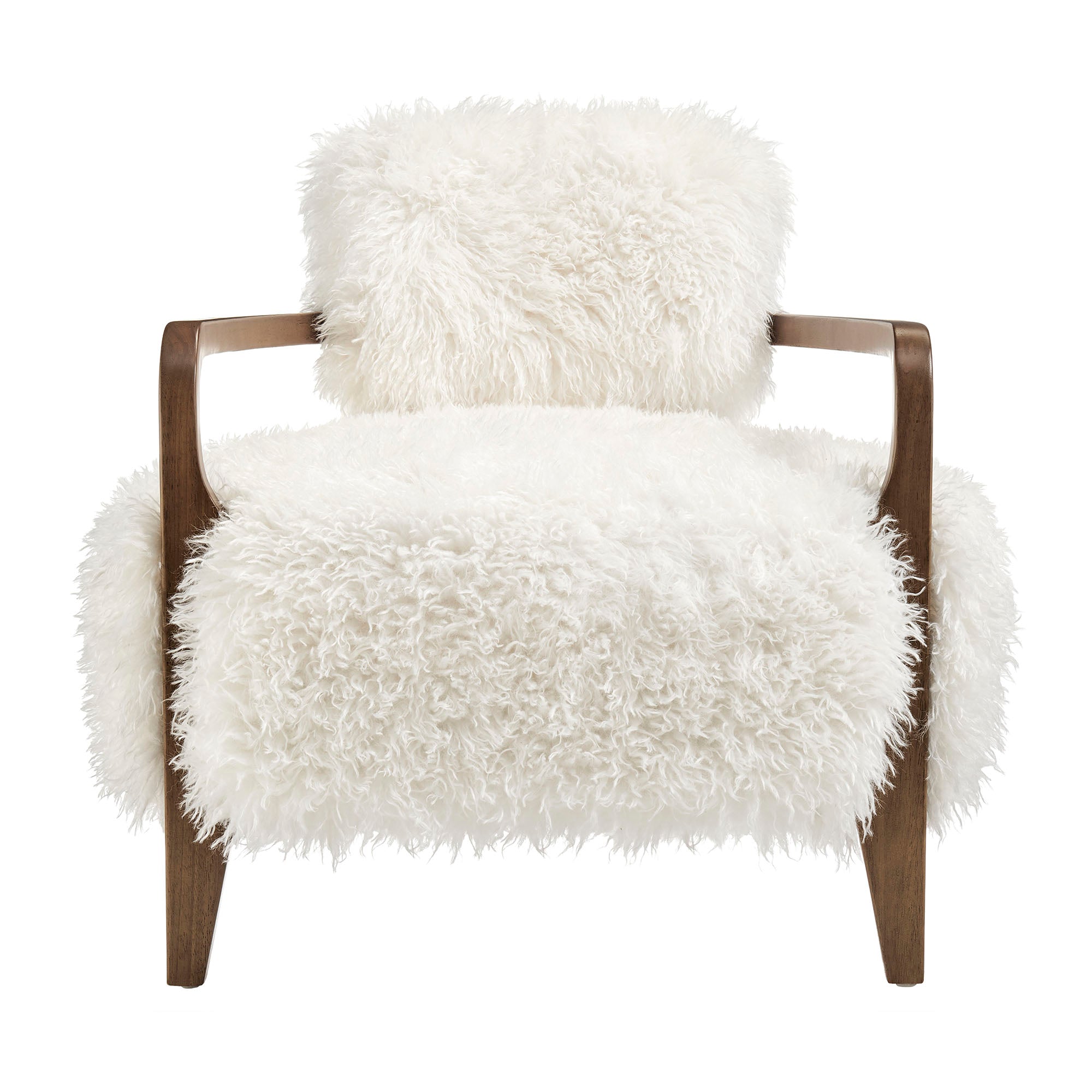 Zinnia Faux Fur Accent Chair