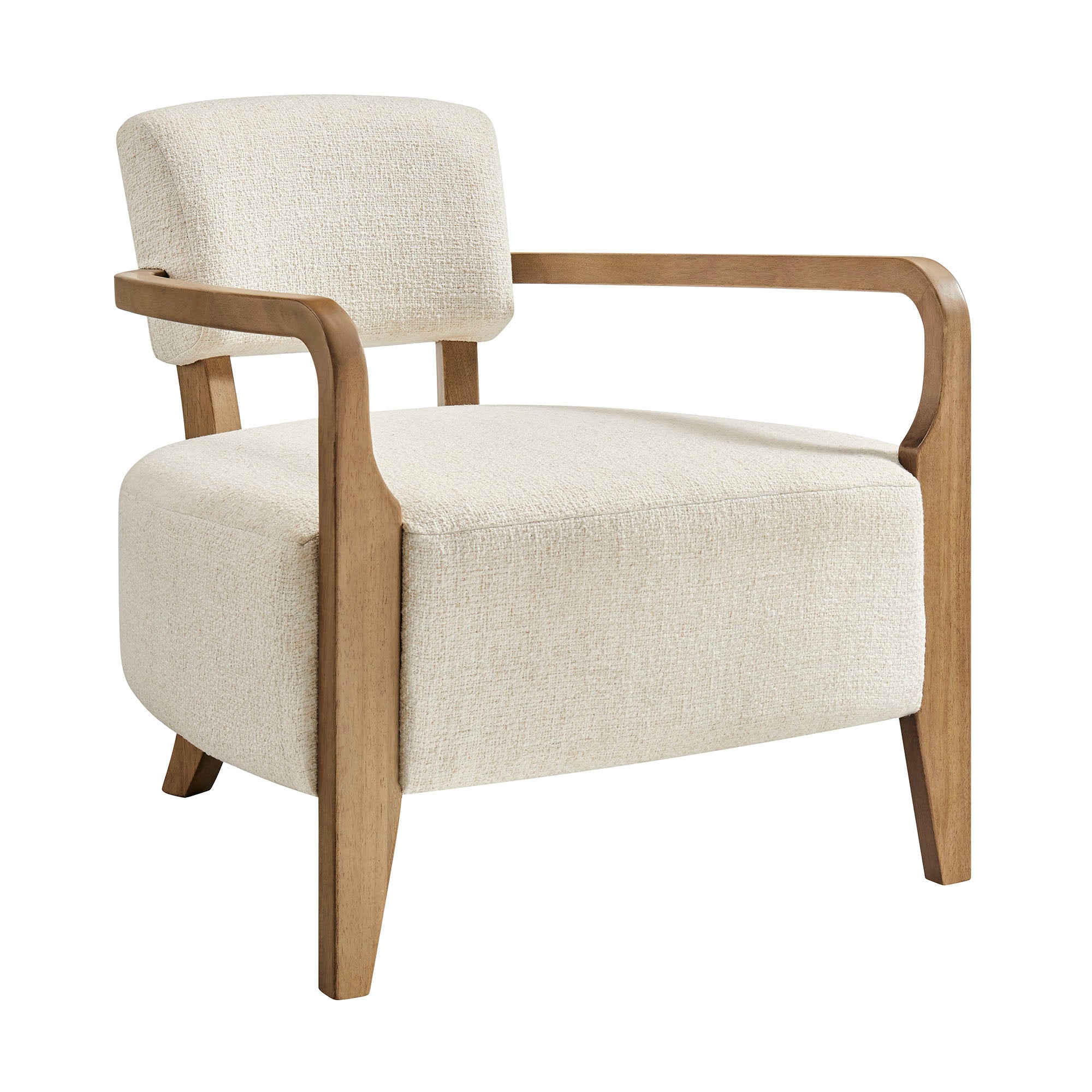 Zinnia Linen Blend Accent Chair