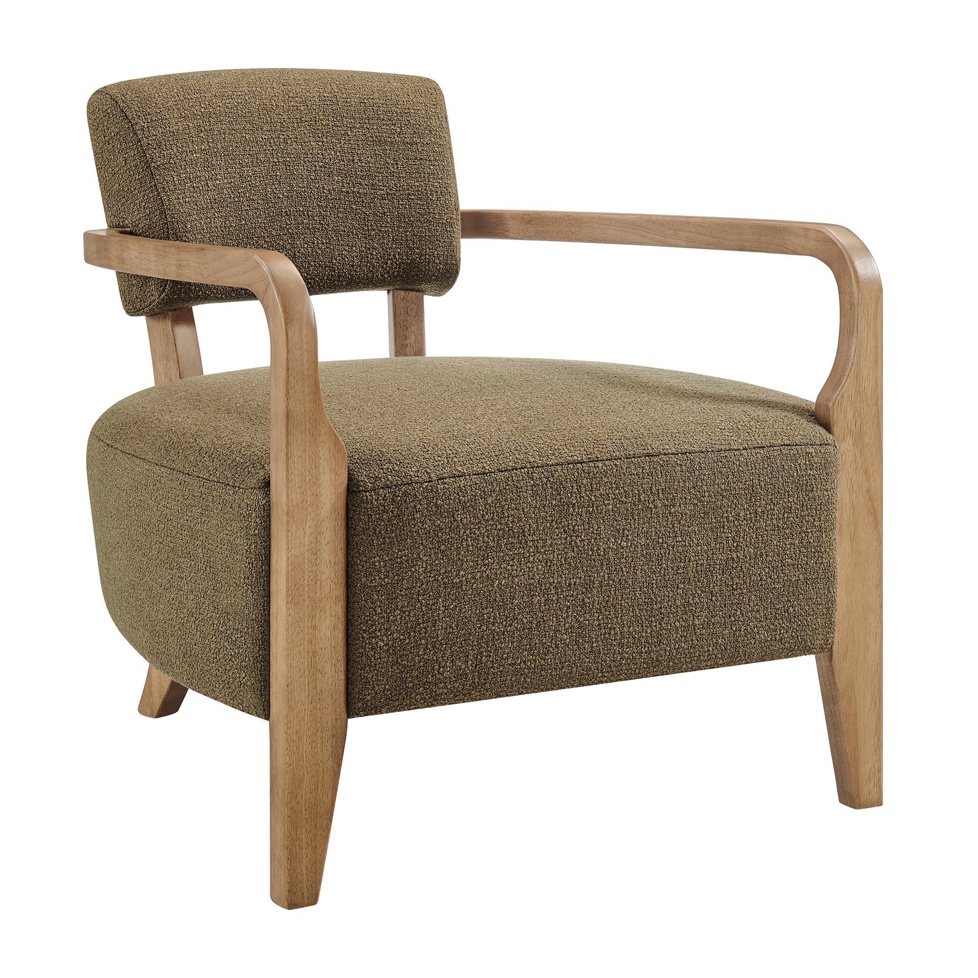 Zinnia Linen Blend Accent Chair