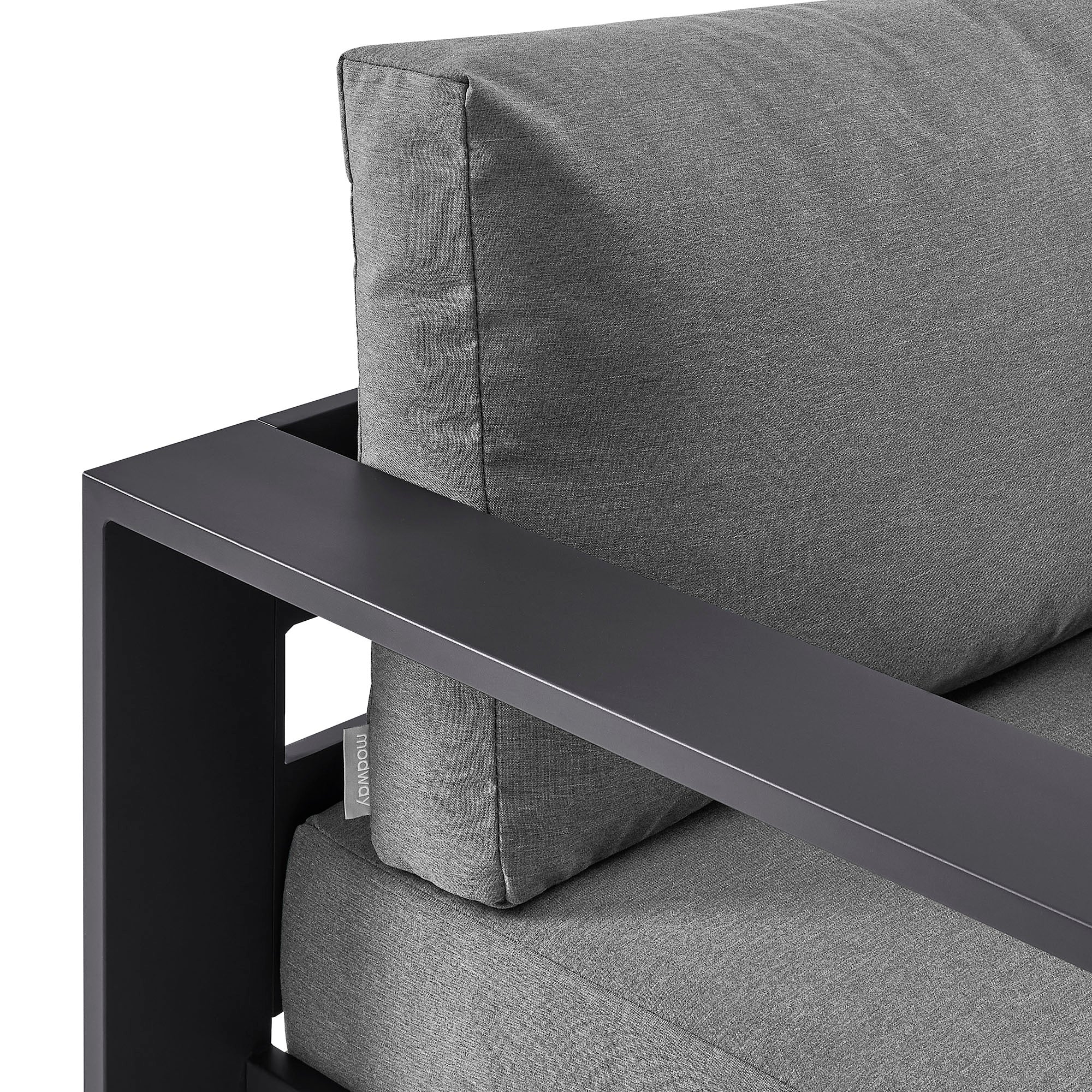 Tahoe Outdoor Patio Powder-Coated Aluminum Swivel Armchair