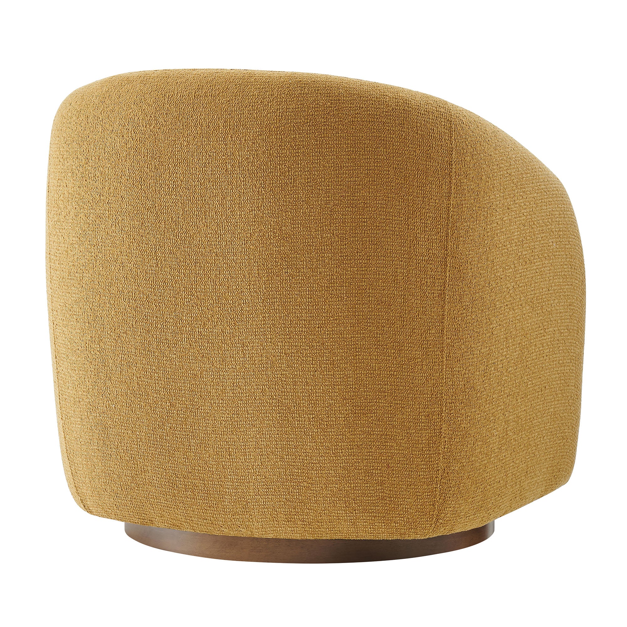 Holland Swivel Chenille Fabric Armchair