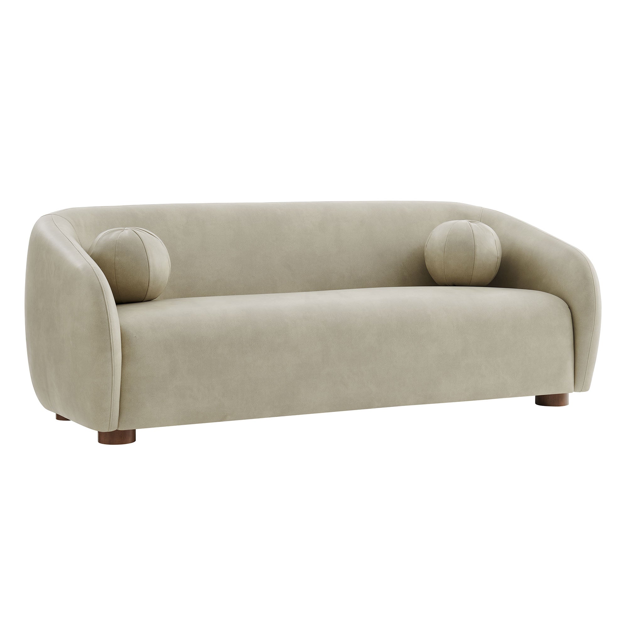 Holland 85" Vegan Leather Sofa
