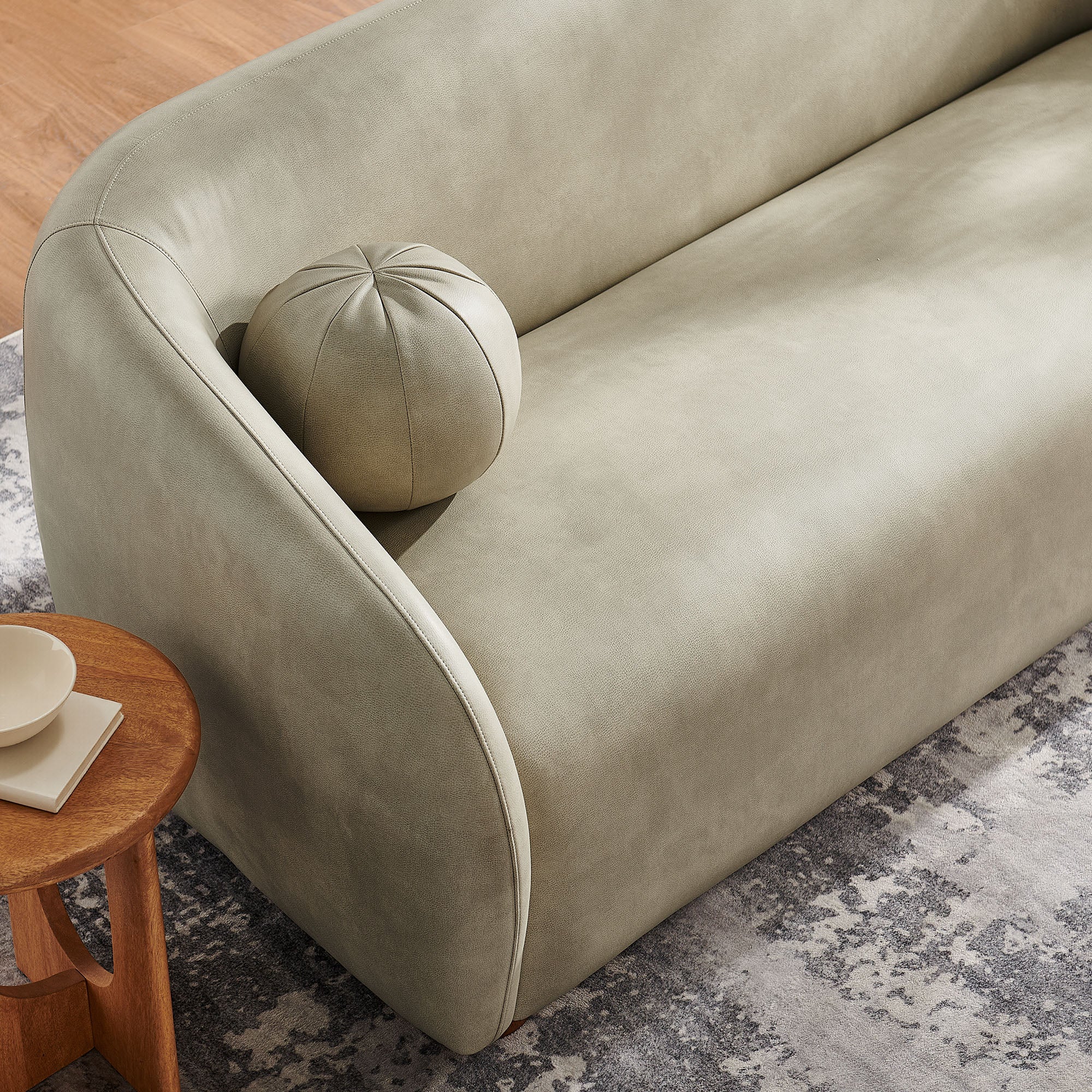Holland 85" Vegan Leather Sofa