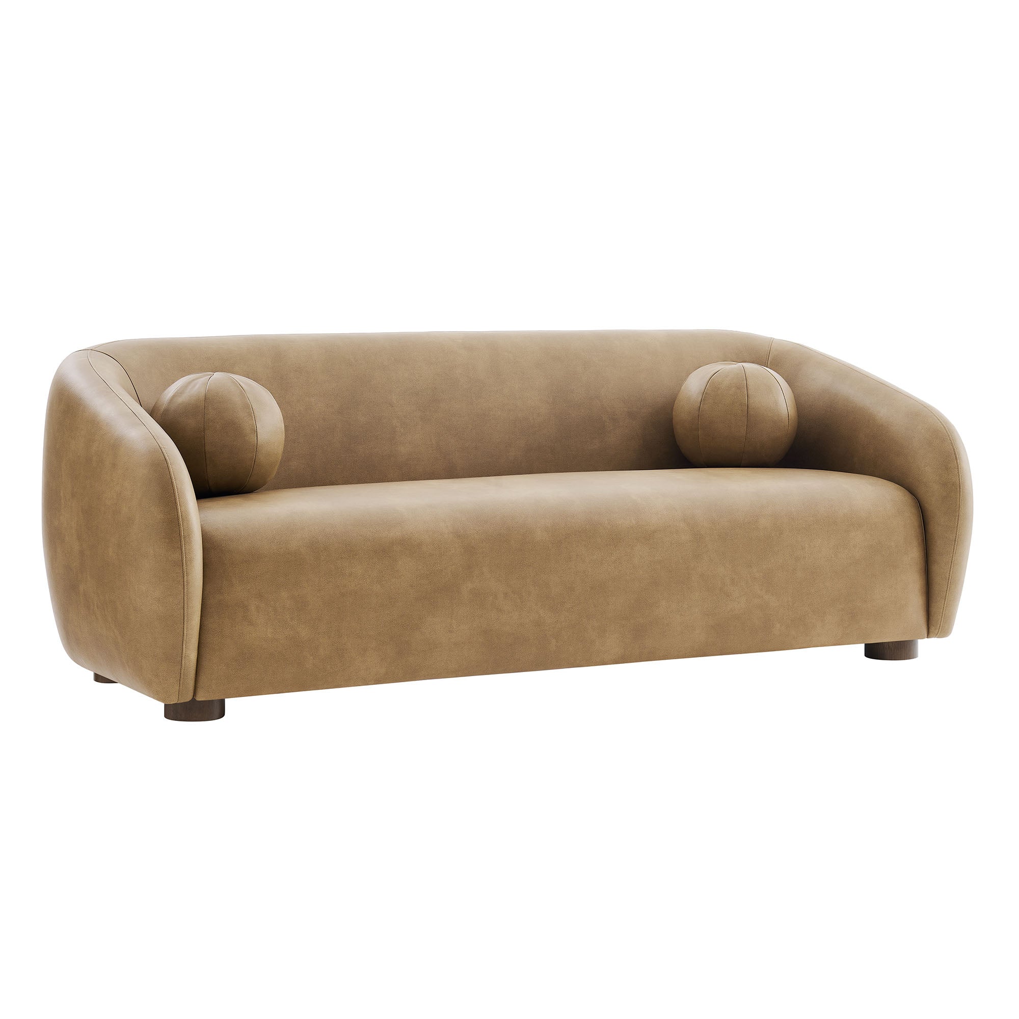 Holland 85" Vegan Leather Sofa