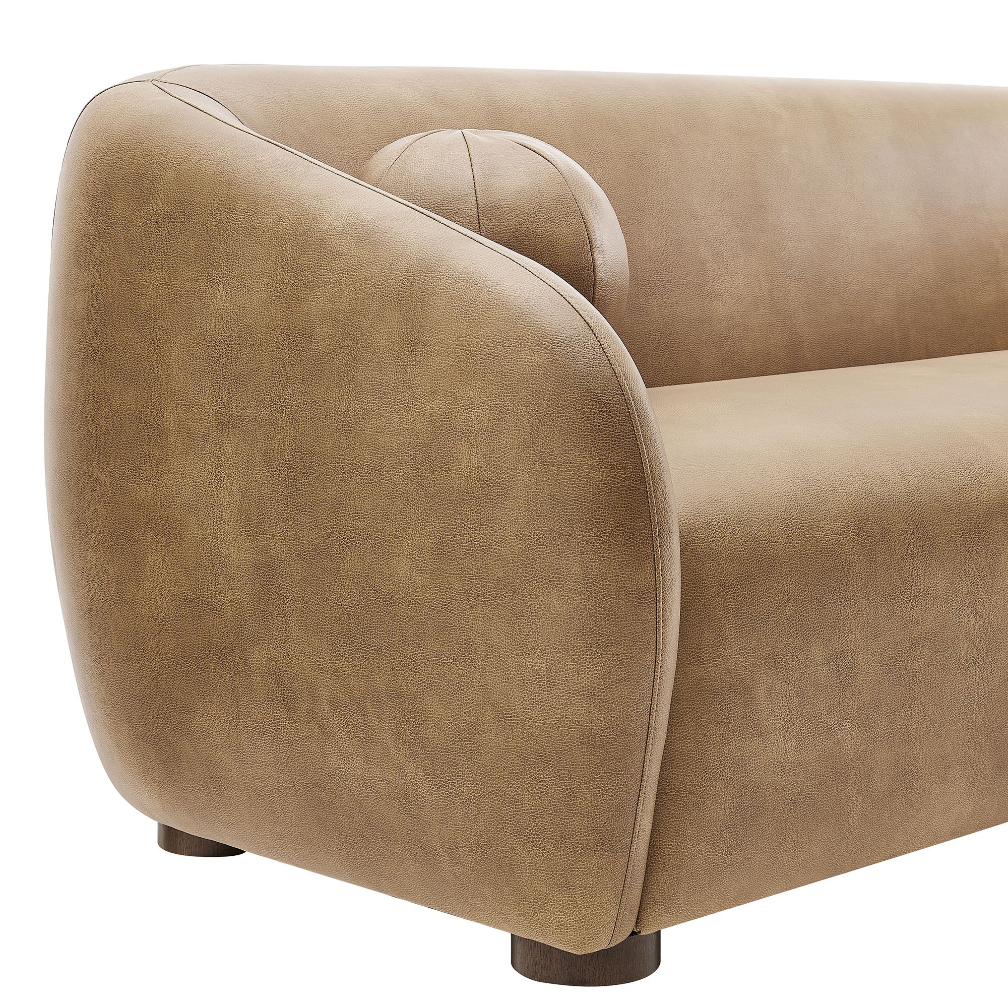 Holland 85" Vegan Leather Sofa