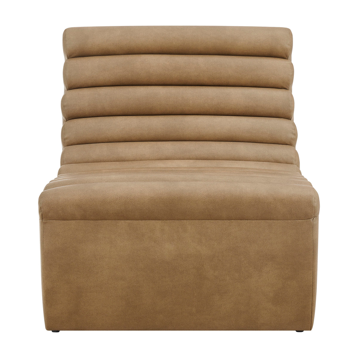 Corbin Vegan Leather Armless Accent Chair