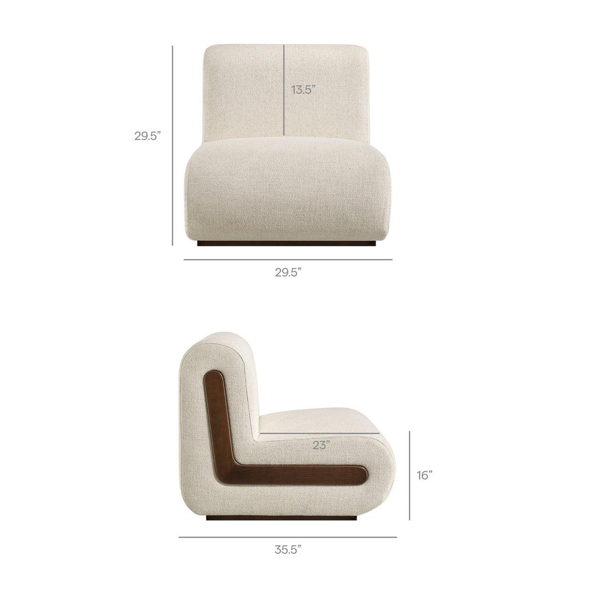 Denby Linen Blend Accent Chair