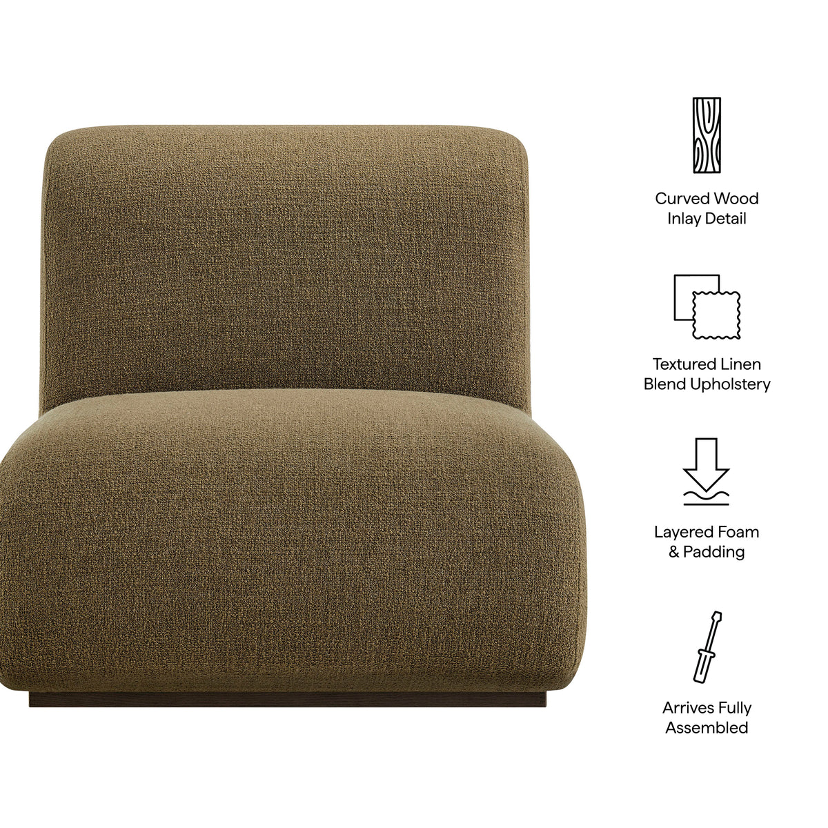 Denby Linen Blend Accent Chair