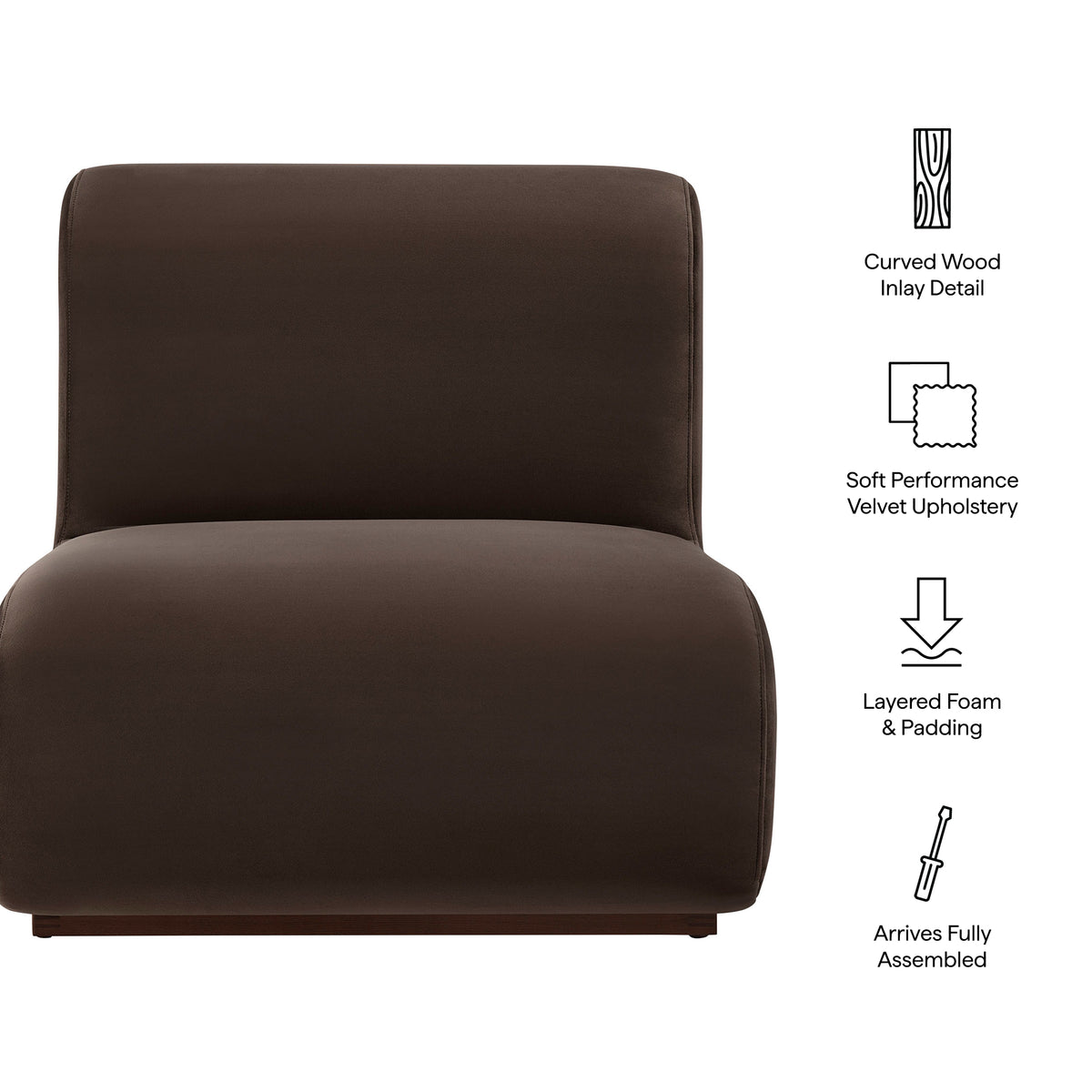 Denby Performance Velvet Accent Chair