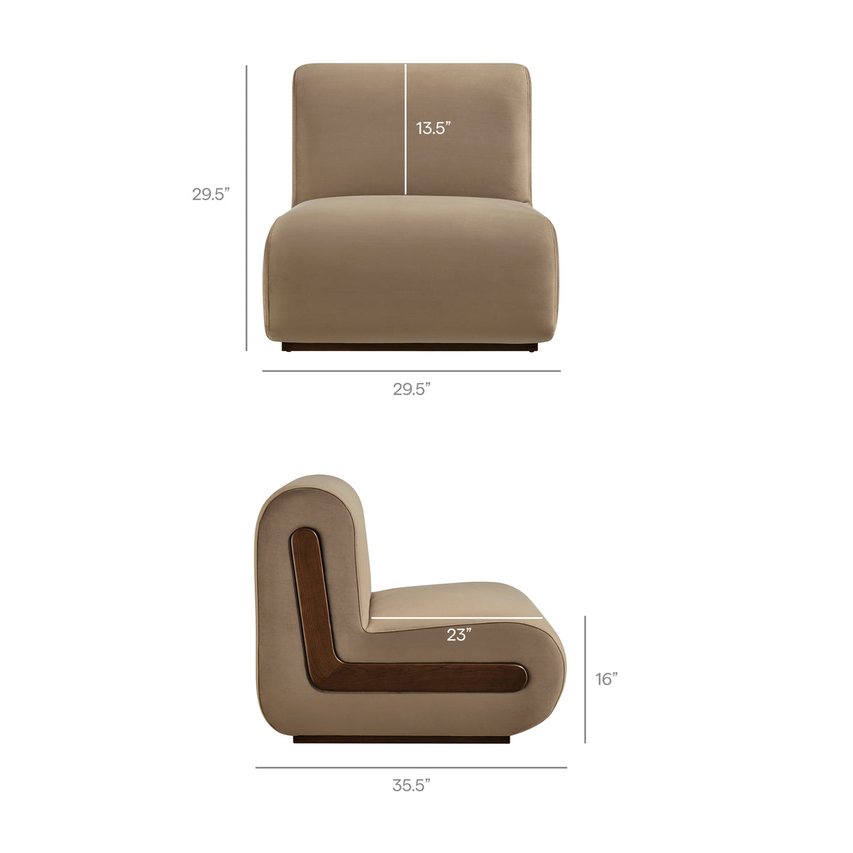 Denby Performance Velvet Accent Chair