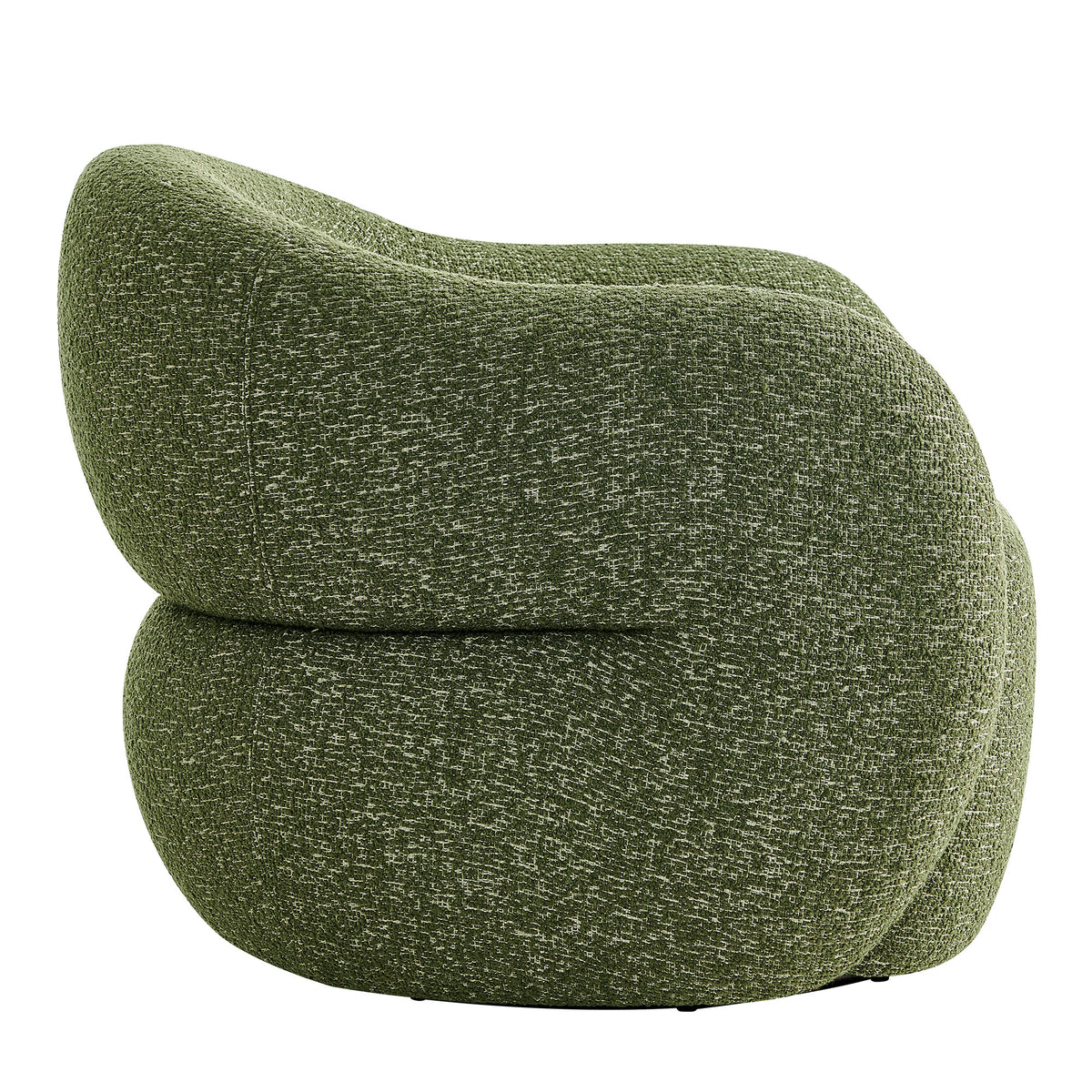 Selby Textured Woven Fabric Swivel Accent Chair