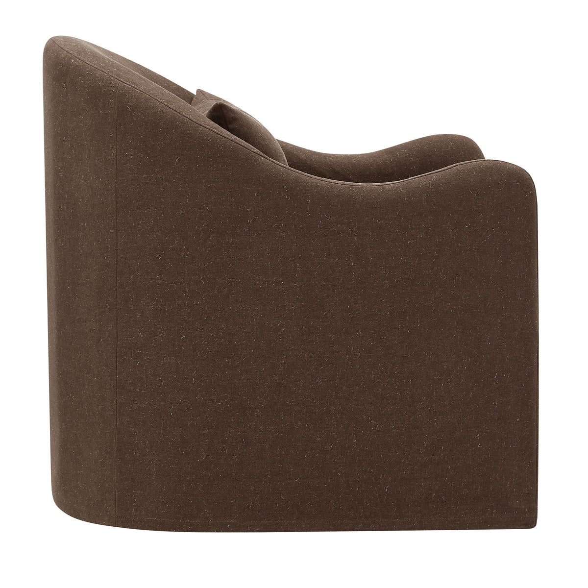 Bardot Slipcovered Linen Blend Accent Chair