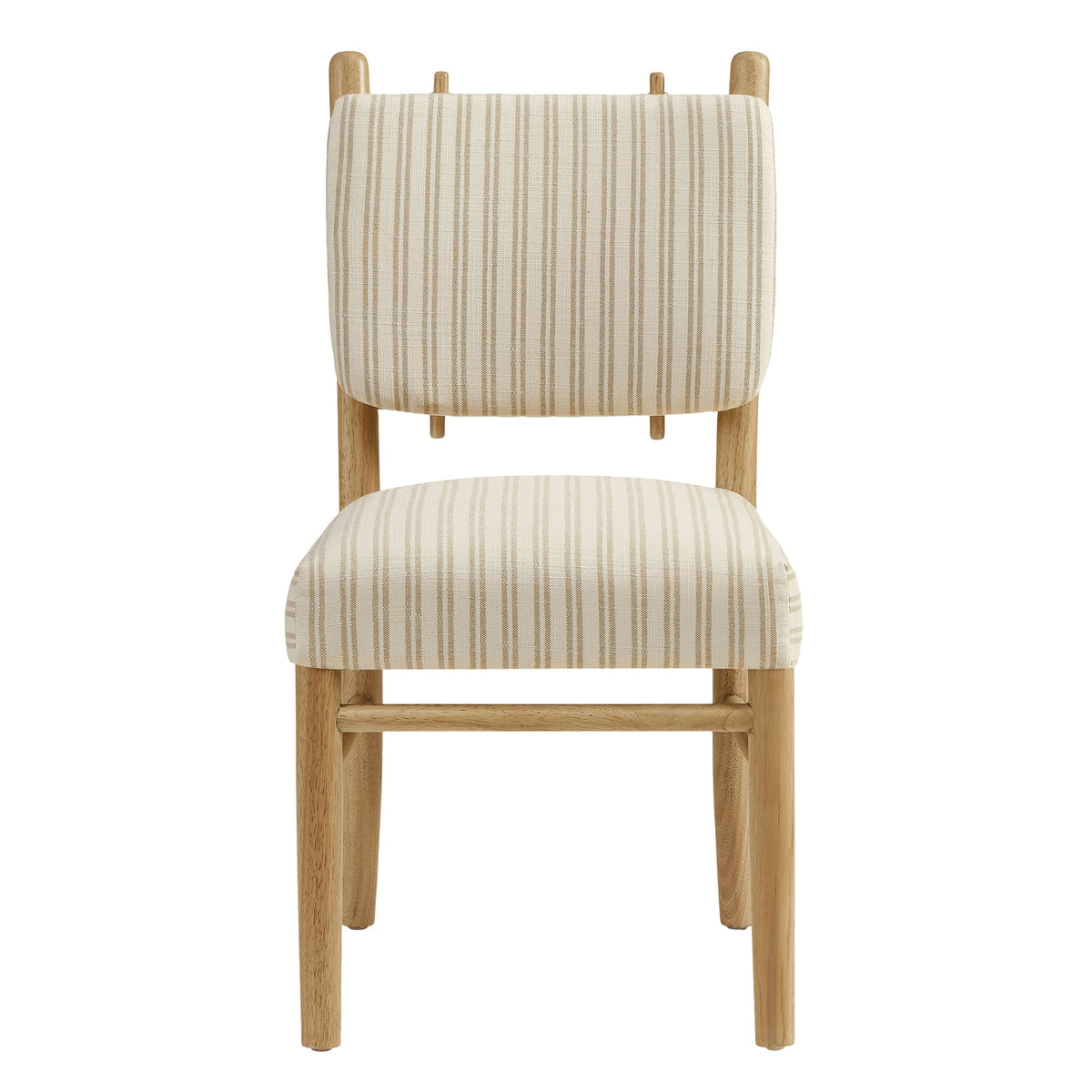 Mauden Striped Dining Side Chairs Set of 2