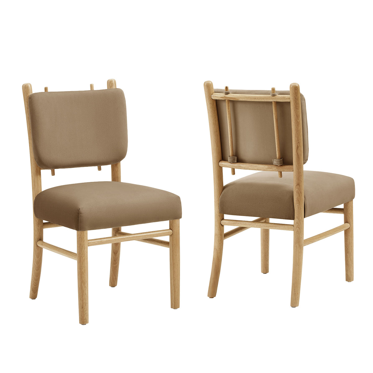 Mauden Performance Velvet Dining Side Chairs Set of 2