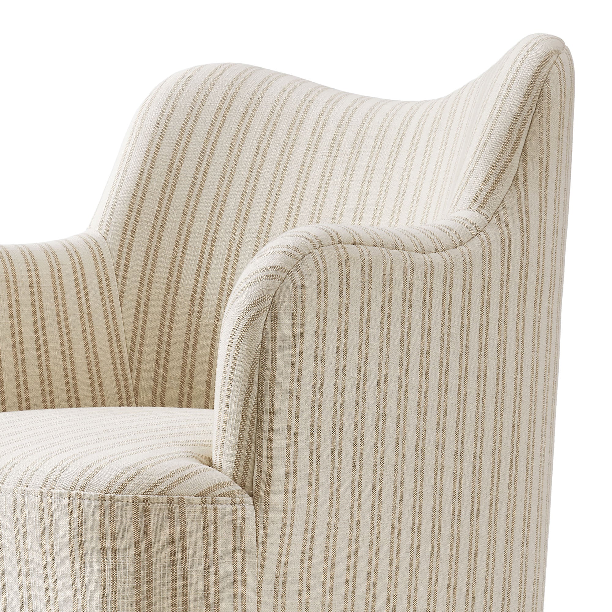 Cordelle Linen Blend Swivel Dining Chair