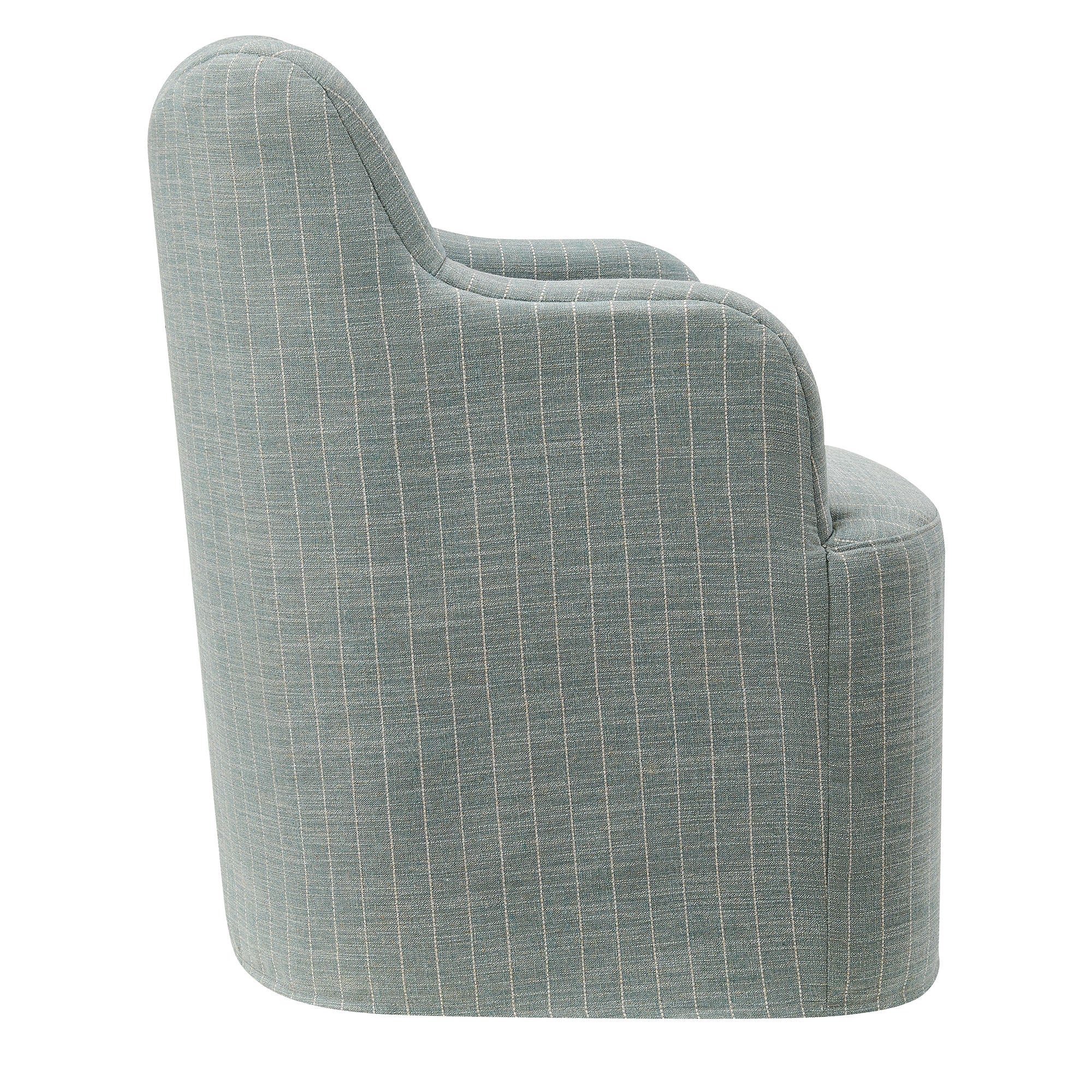 Cordelle Linen Blend Swivel Dining Chair