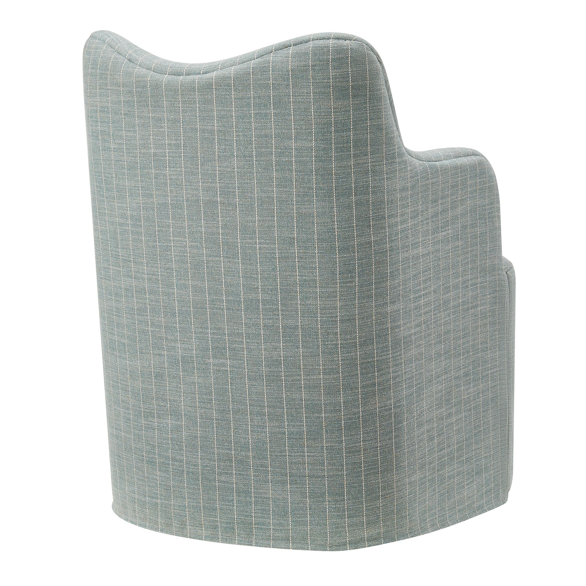 Cordelle Linen Blend Swivel Dining Chair
