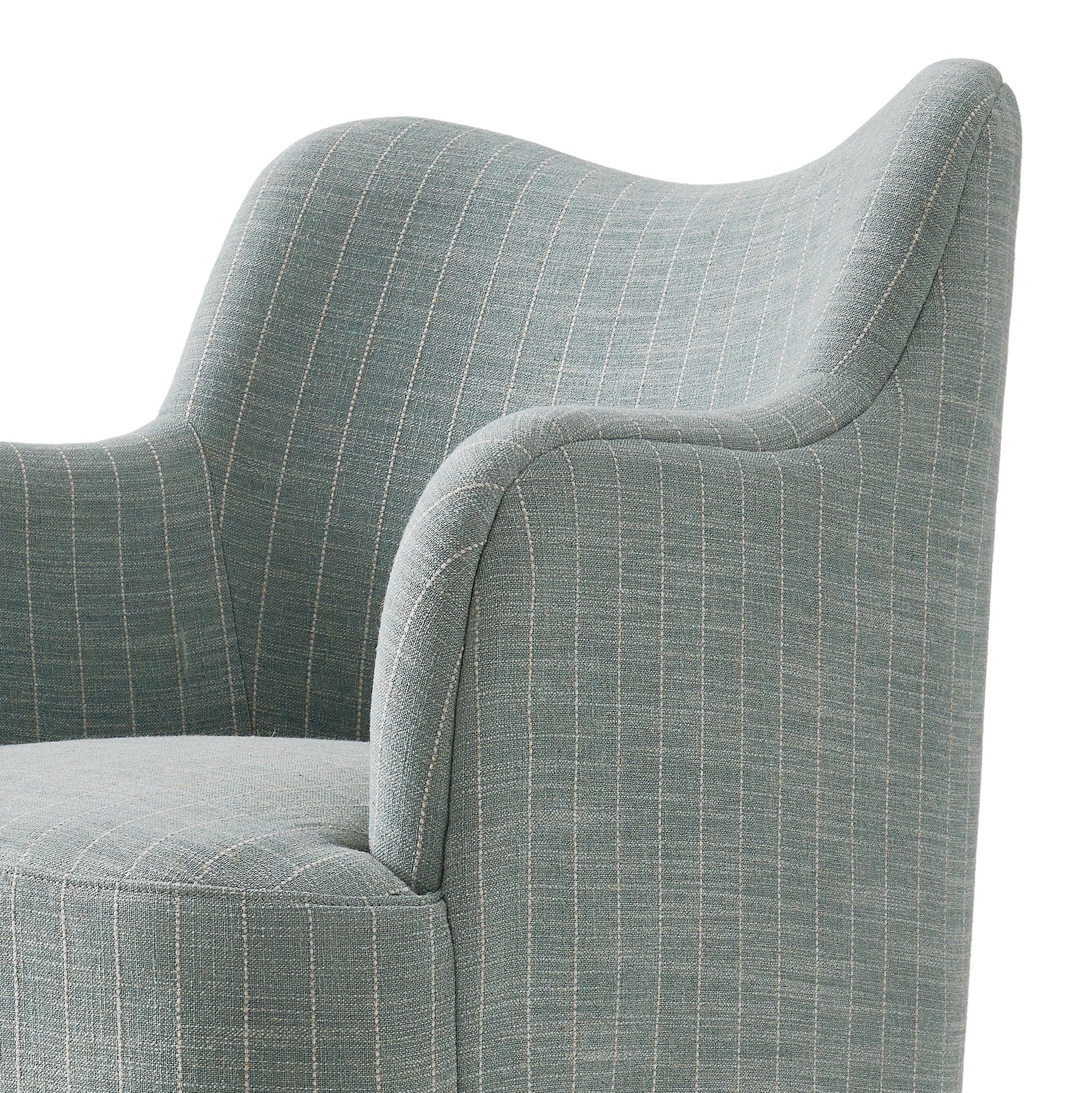 Cordelle Linen Blend Swivel Dining Chair
