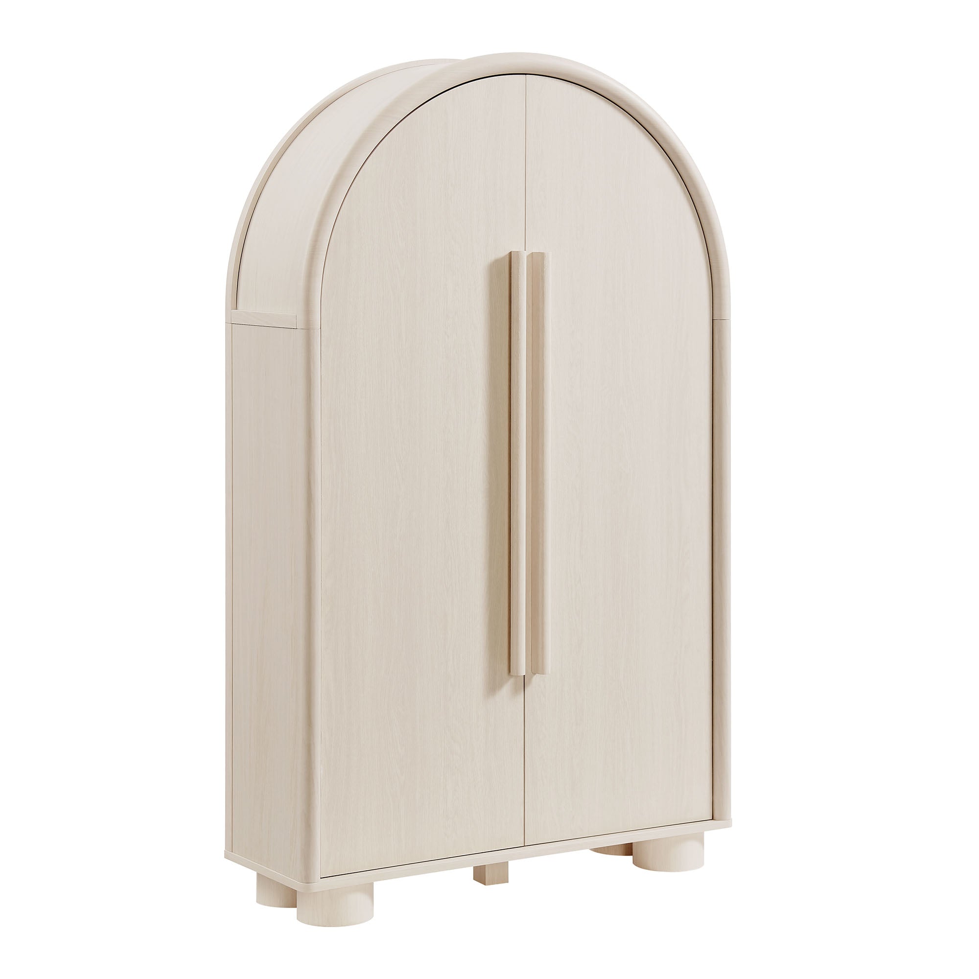 Bellamy Arched Fold-Out Desk Cabinet