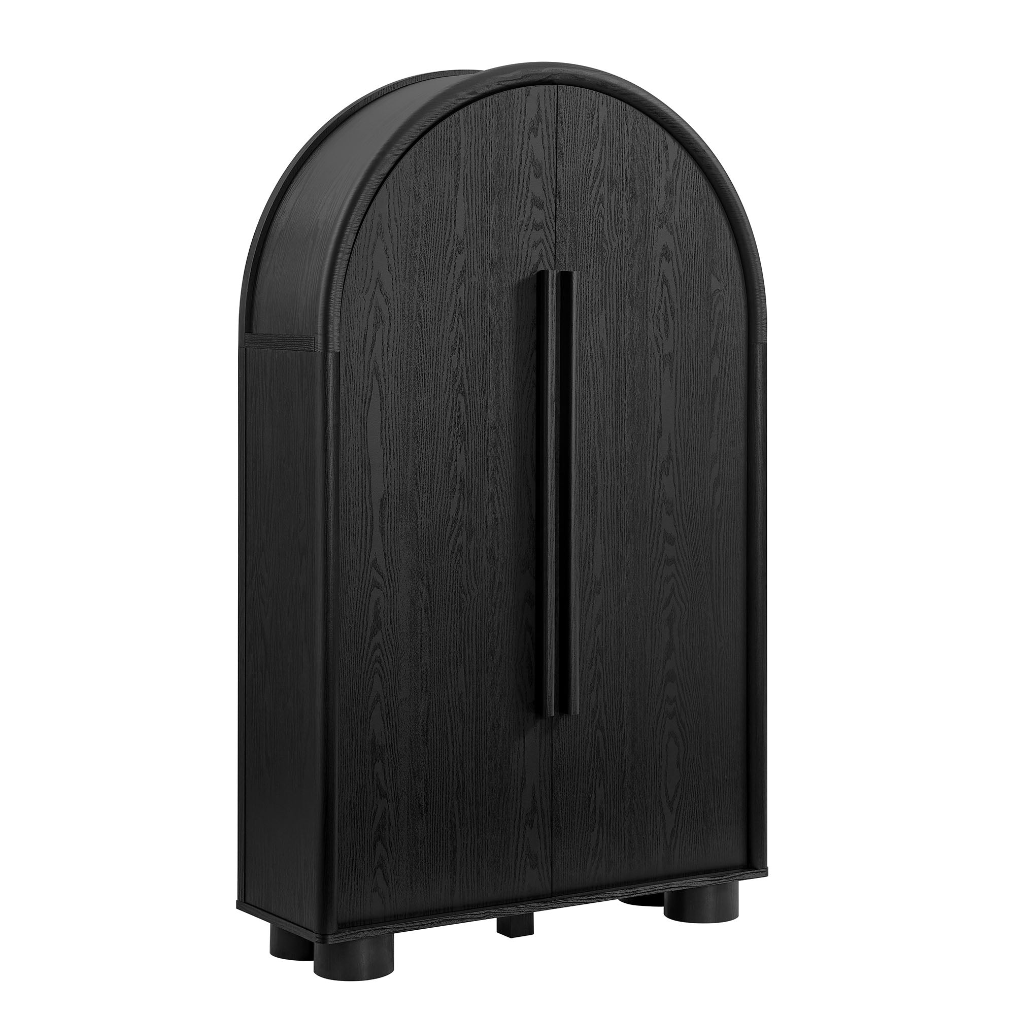 Bellamy Arched Fold-Out Desk Cabinet