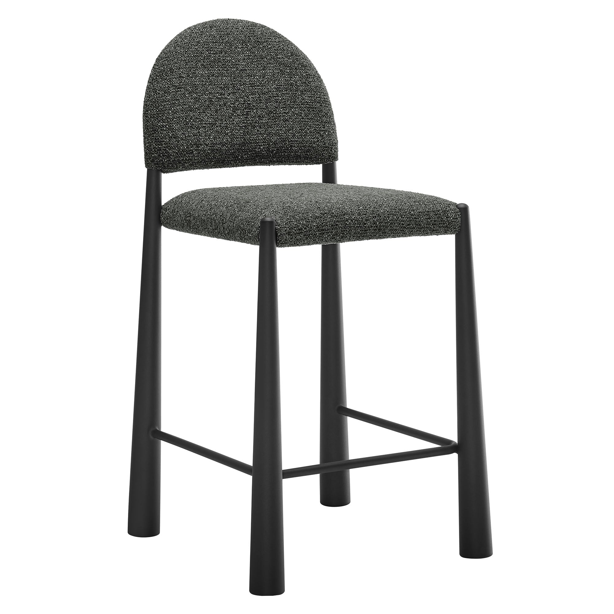 Hayley Upholstered Fabric Counter Stools Set of 2